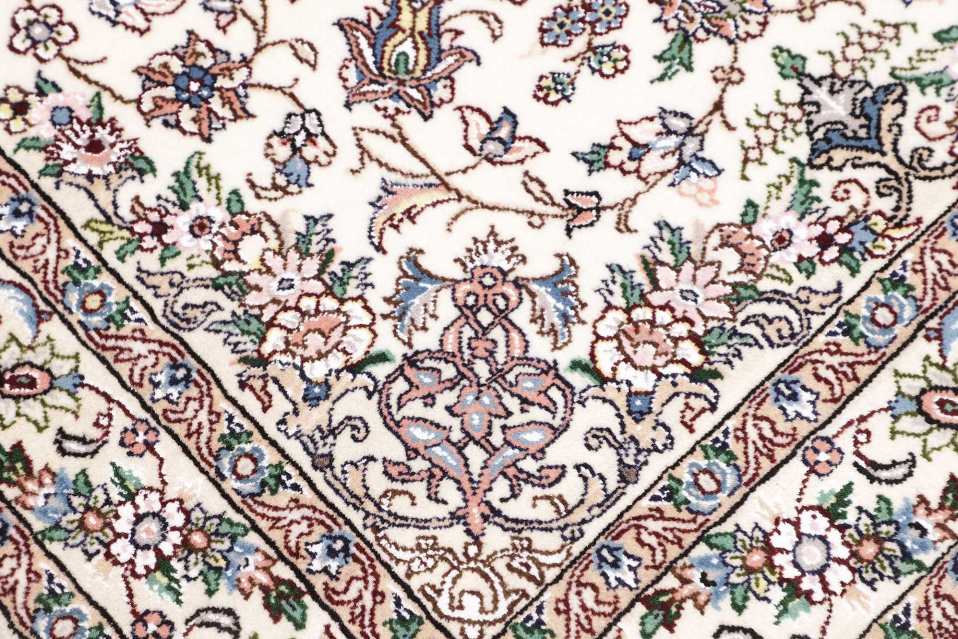 Handgeknüpfter Nain Perserteppich, 108 × 155 cm, Wolle