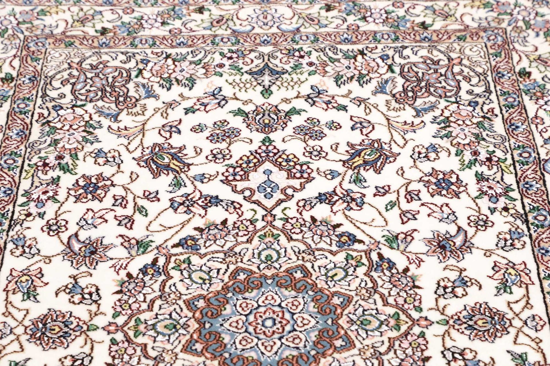 Handgeknüpfter Nain Perserteppich, 108 × 155 cm, Wolle