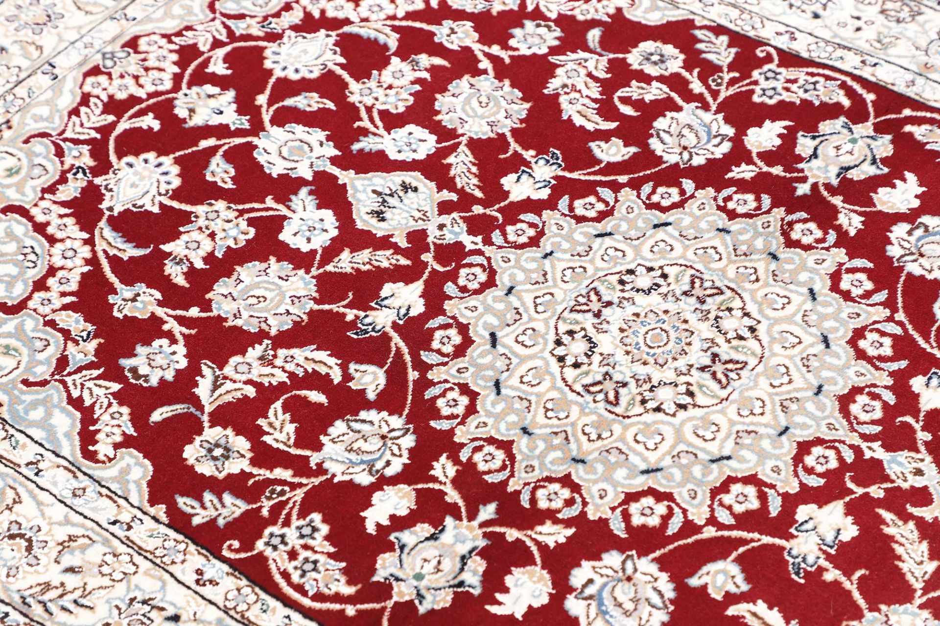 Handgeknüpfter Nain Perserteppich, 101 × 157 cm, Wolle