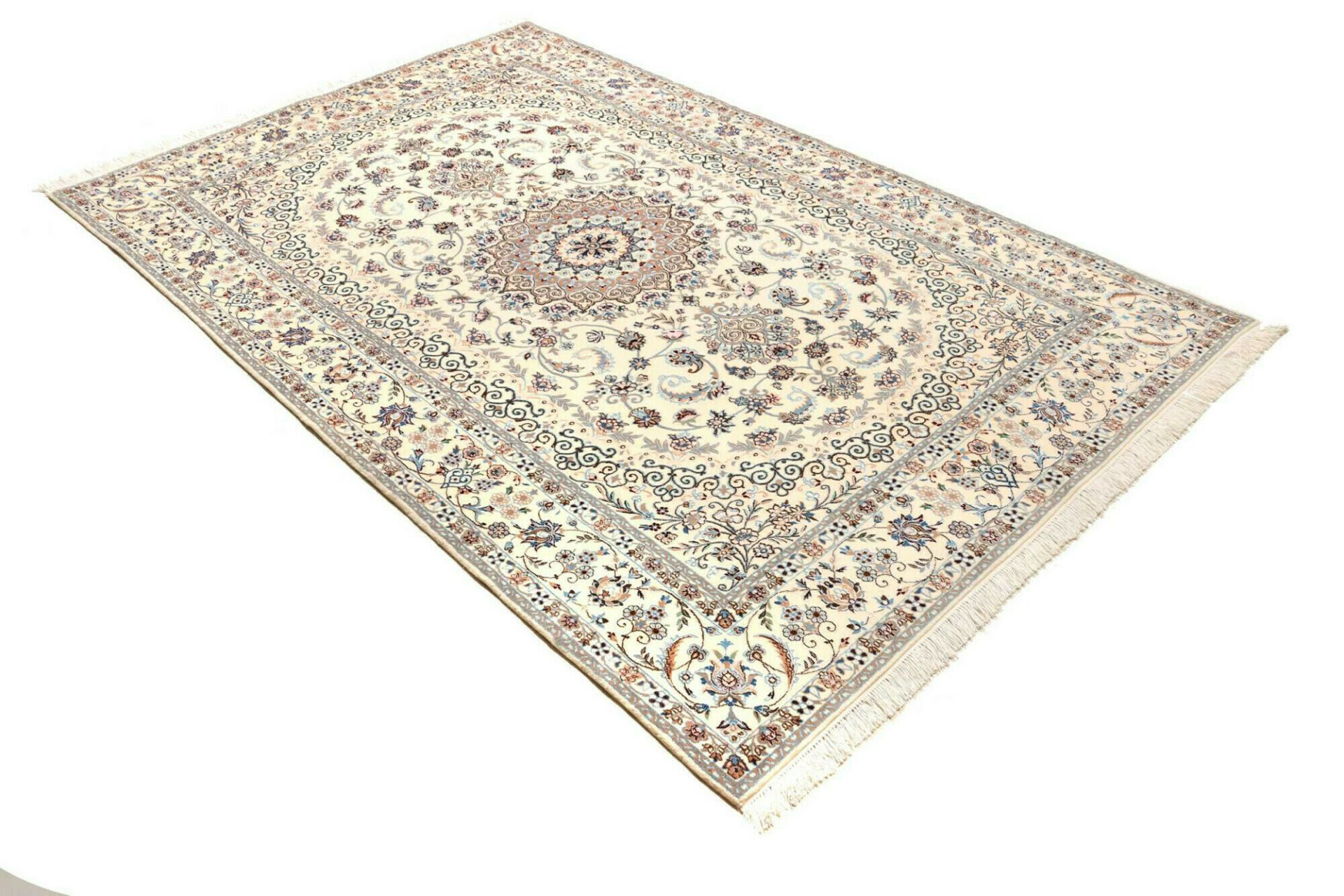 Nain Perserteppich 151 × 230 cm aus Wolle, handgeknüpft