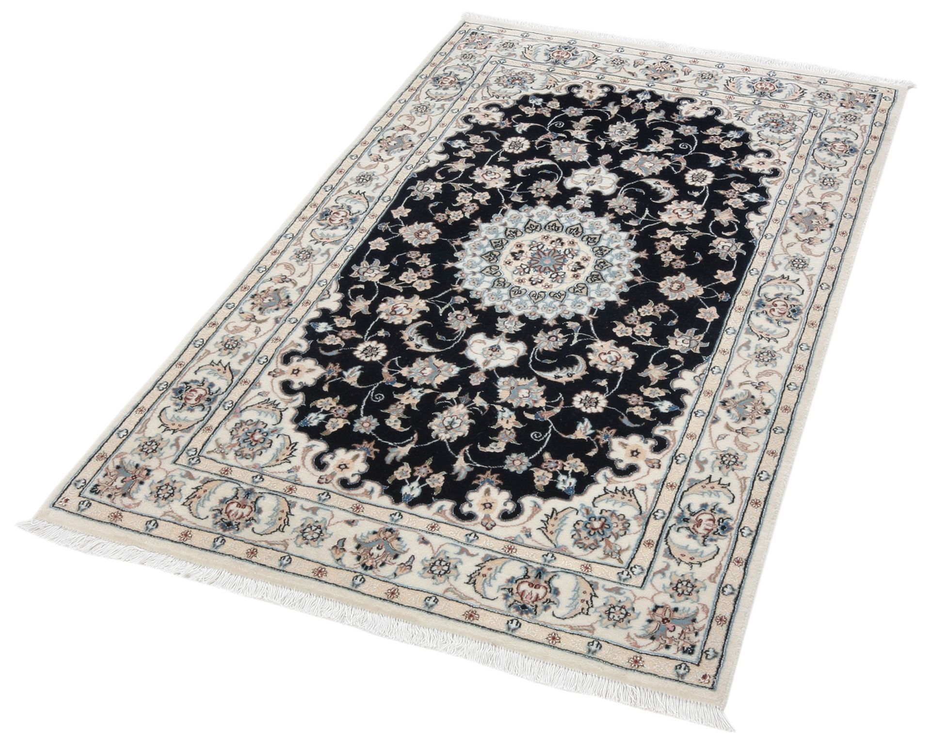 Nain Perserteppich aus Iran, 80 × 130 cm