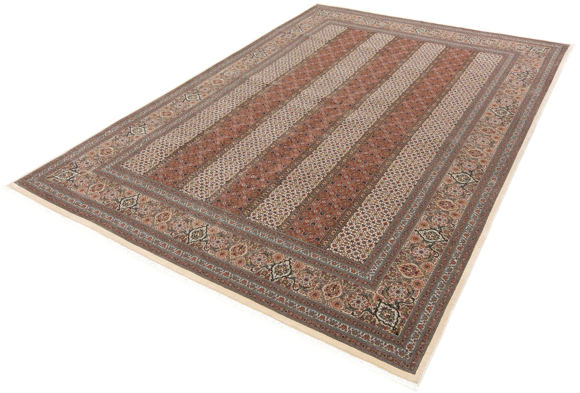 perserteppich-tabriz-204-x-297-cm-schurwolle-seide-handgeknupft-1 Täbriz Perserteppich 204 × 297 cm aus Wolle & Seide, handgeknüpft