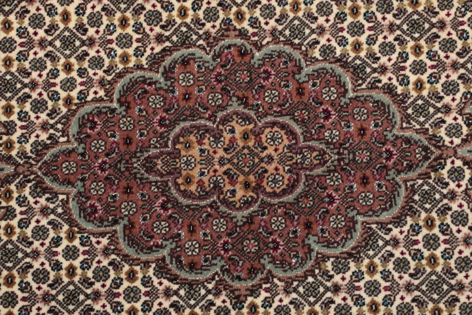 Täbriz Perserteppich 62 × 95 cm aus Wolle & Seide, handgeknüpft