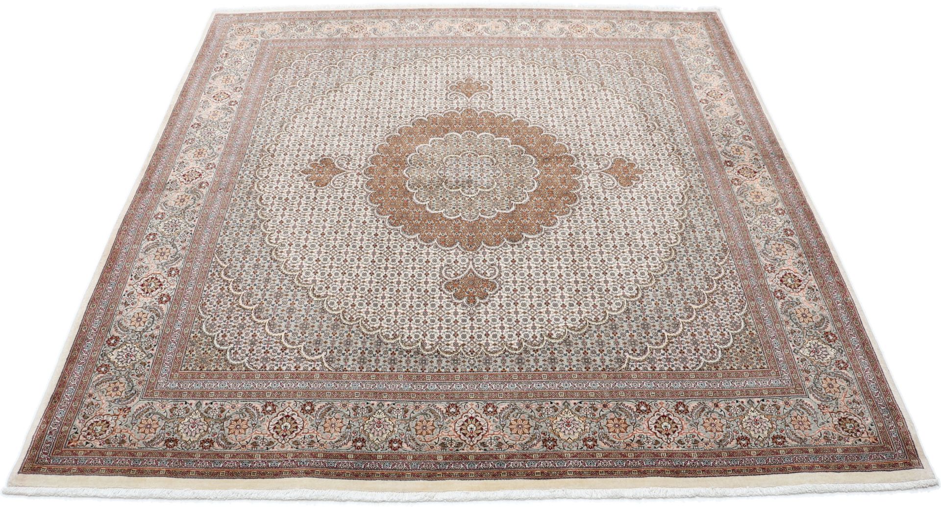 Täbriz Perserteppich aus Iran, 204 × 212 cm