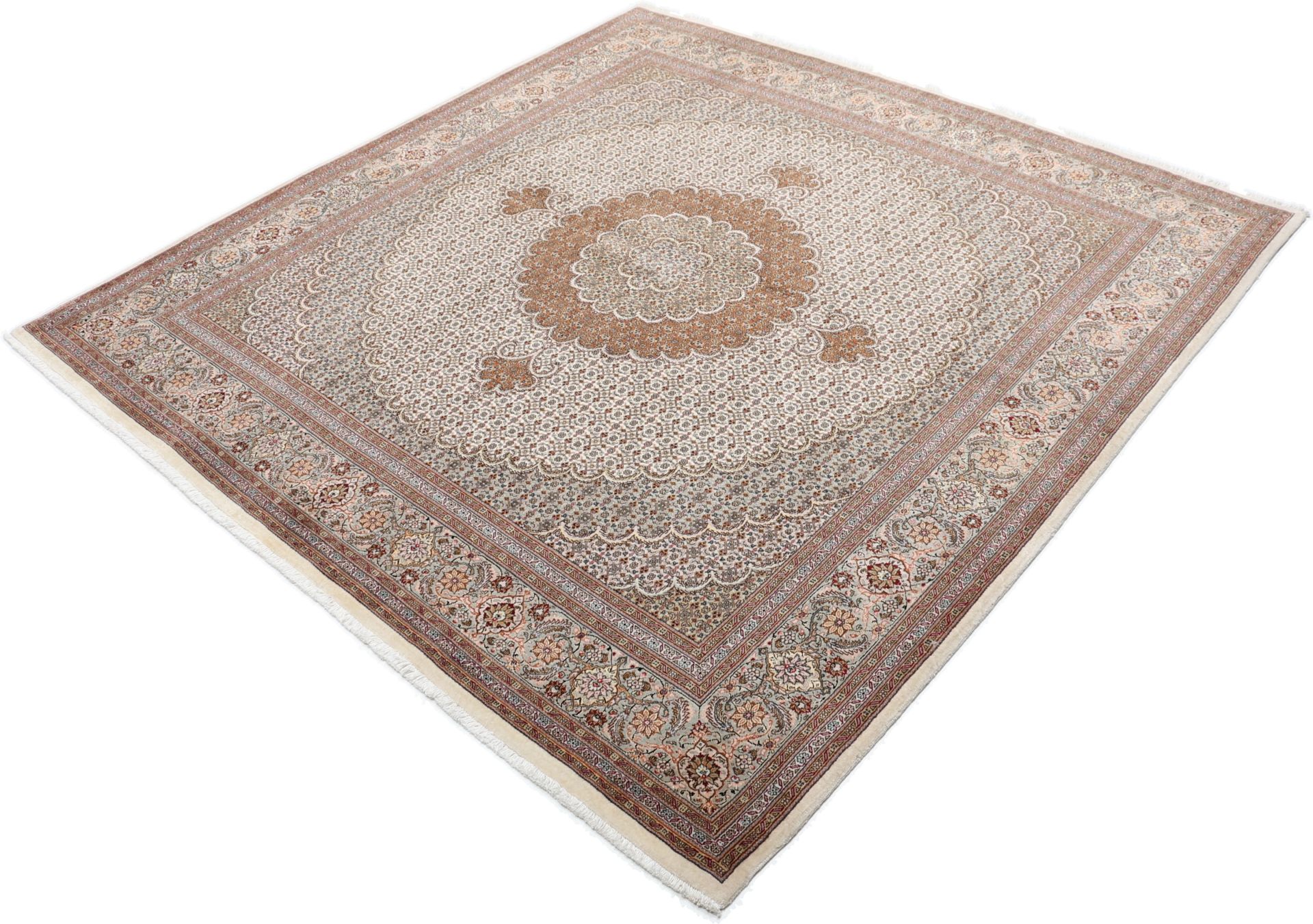 Täbriz Perserteppich aus Iran, 204 × 212 cm