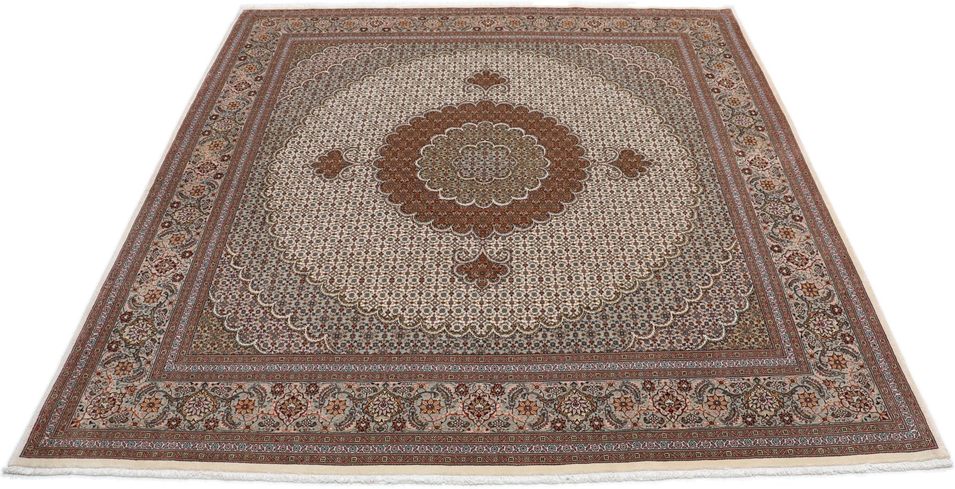 Täbriz Perserteppich aus Iran, 204 × 212 cm