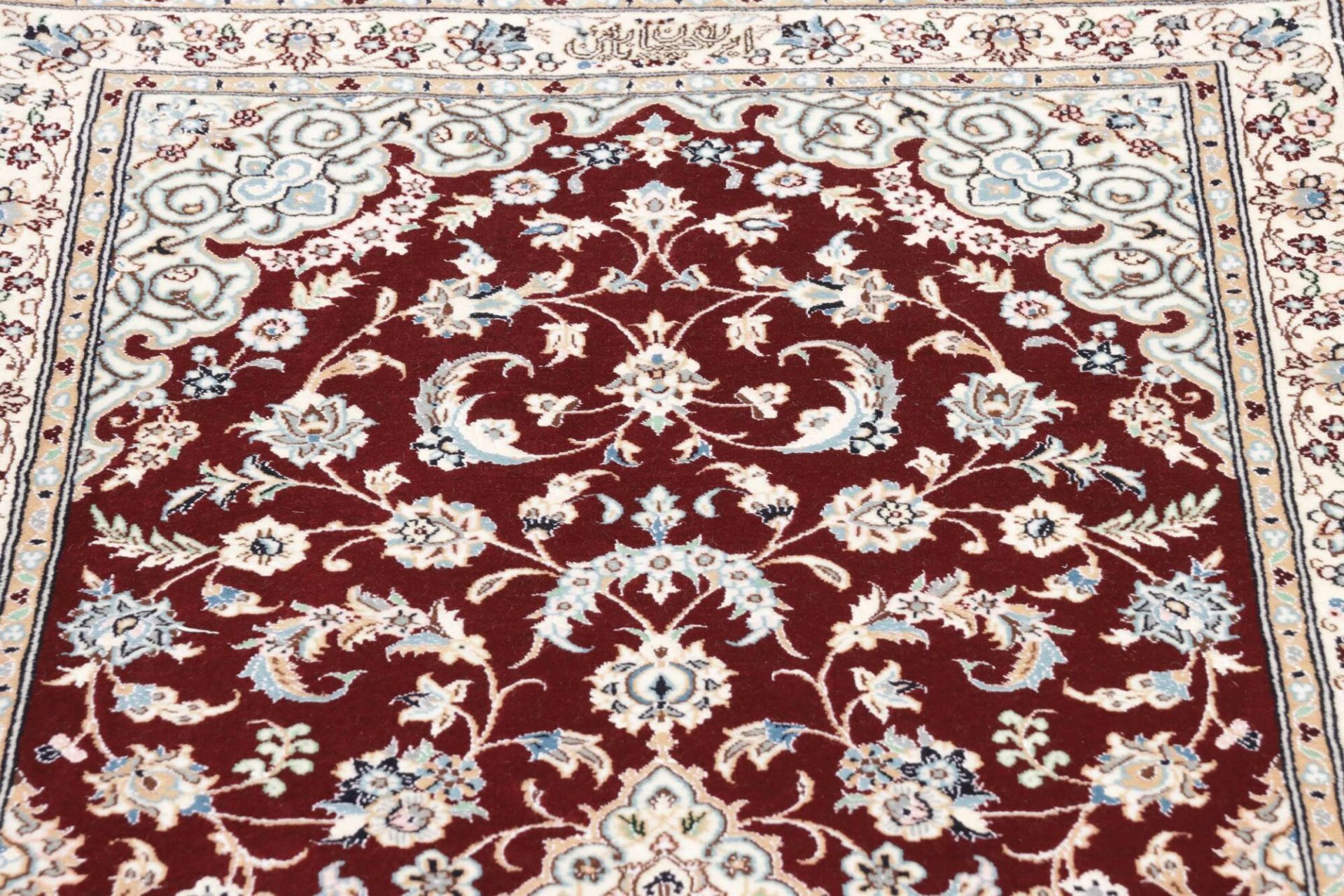 perserteppich-nain-82-x-207-cm-schurwolle-handgeknupft-exklusiv-18 Nain Perserteppich aus Iran, 82 × 207 cm