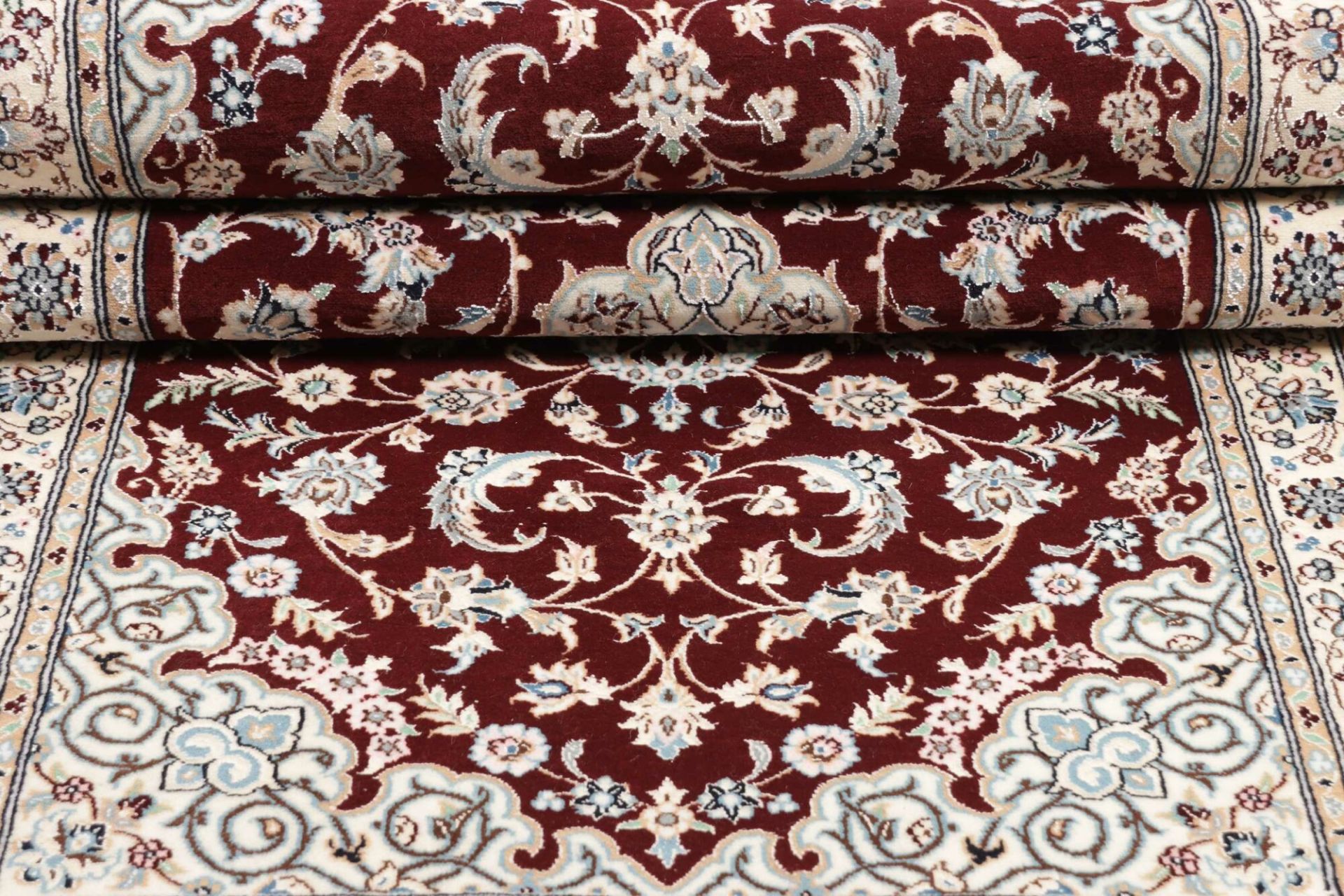 perserteppich-nain-82-x-207-cm-schurwolle-handgeknupft-exklusiv-21 Nain Perserteppich aus Iran, 82 × 207 cm