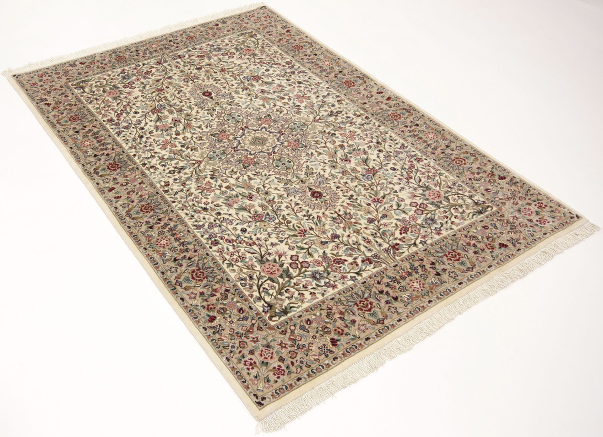 Handgeknüpfter Isfahan Perserteppich 105 × 150 cm