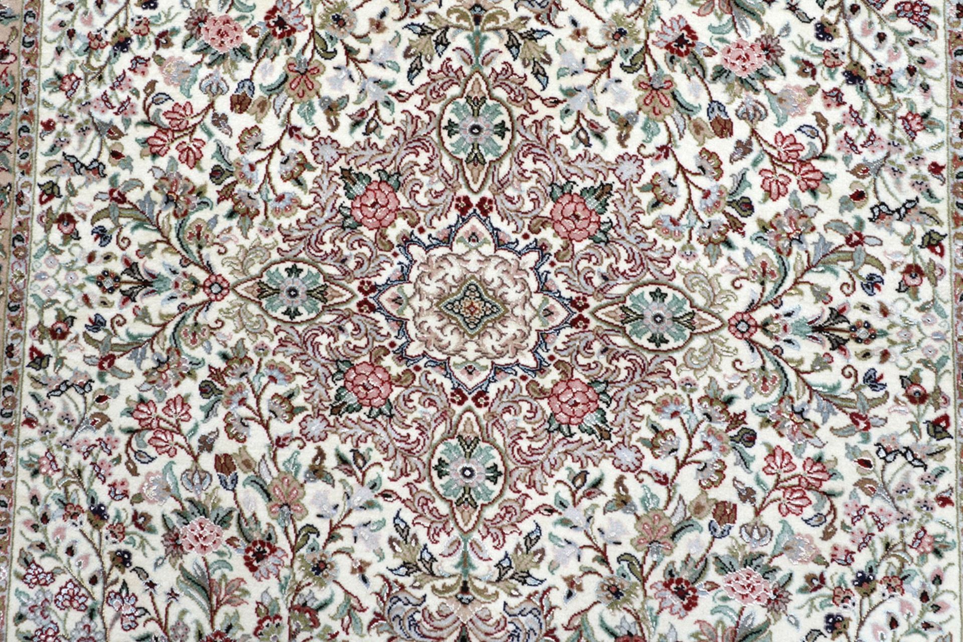 Handgeknüpfter Isfahan Perserteppich 105 × 150 cm