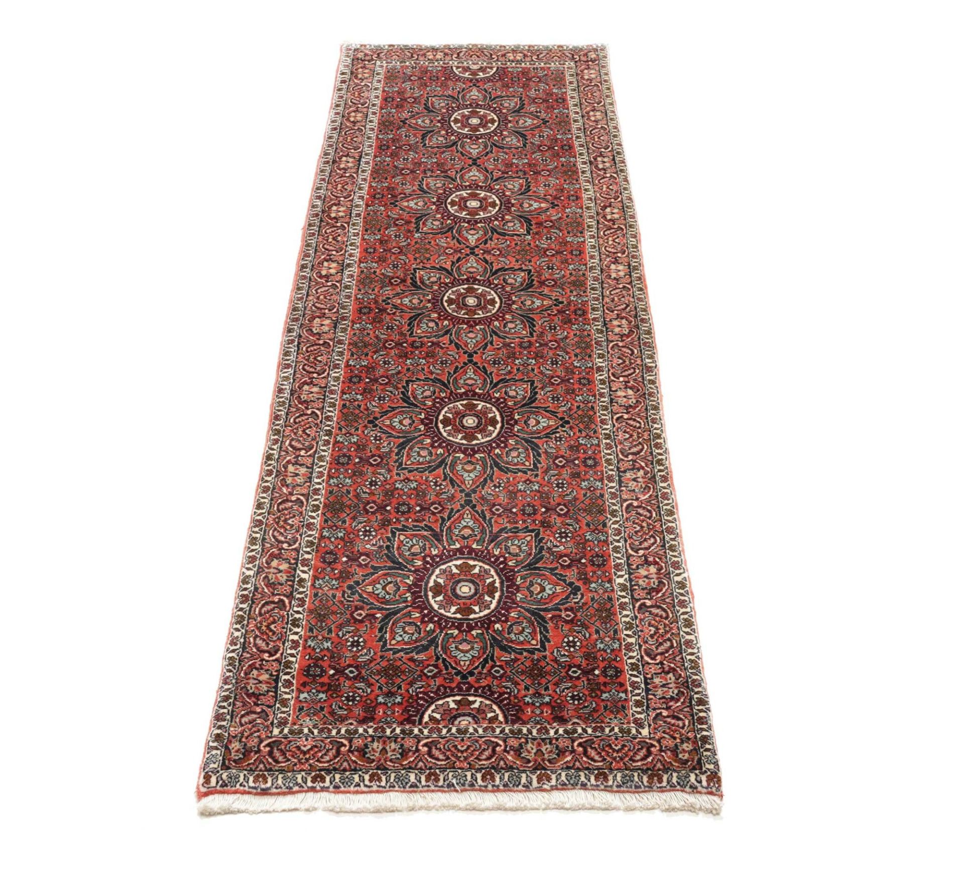 perserteppich-bidjar-67-x-209-cm-schurwolle-handgeknupft-hochwertig-4 Bijar Perserteppich aus Iran, 67 × 209 cm