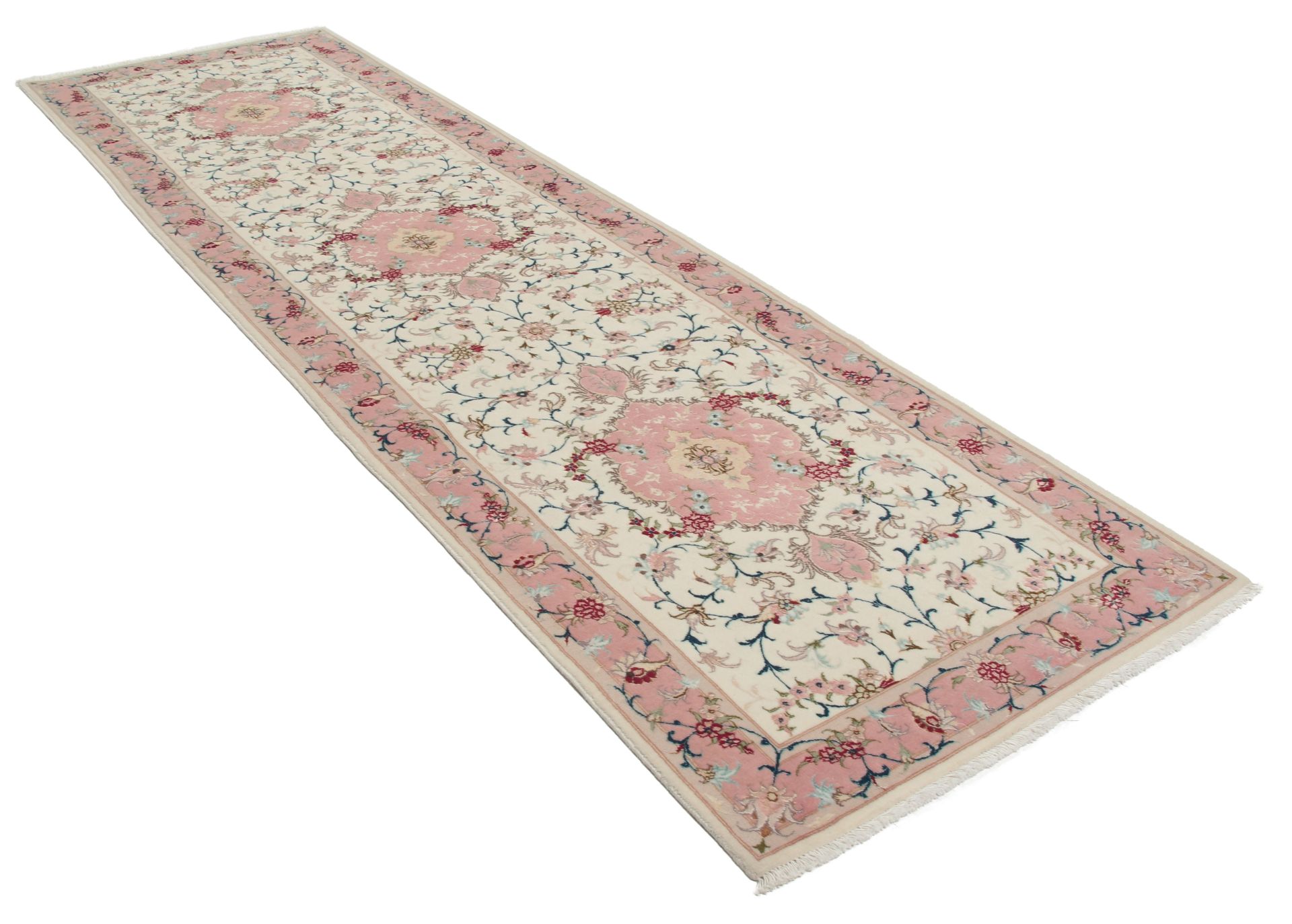 Täbriz Perserteppich aus Iran, 85 × 295 cm