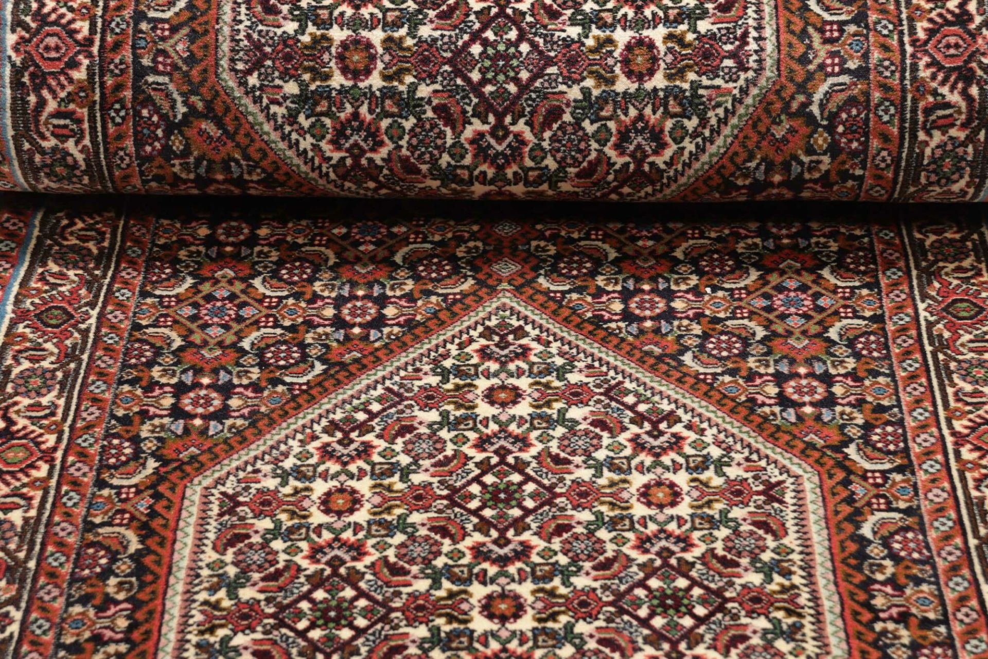 Handgeknüpfter Bijar Perserteppich 73 × 234 cm