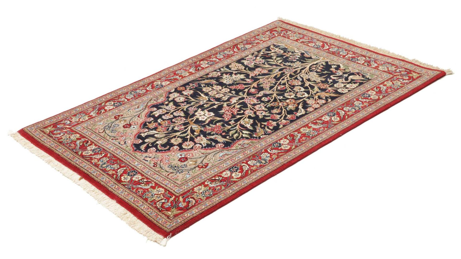 perserteppich-isfahan-99-x-153-cm-schurwolle-handgeknupft-seide-1 Isfahan Perserteppich 99 × 153 cm aus Wolle & Seide, handgeknüpft