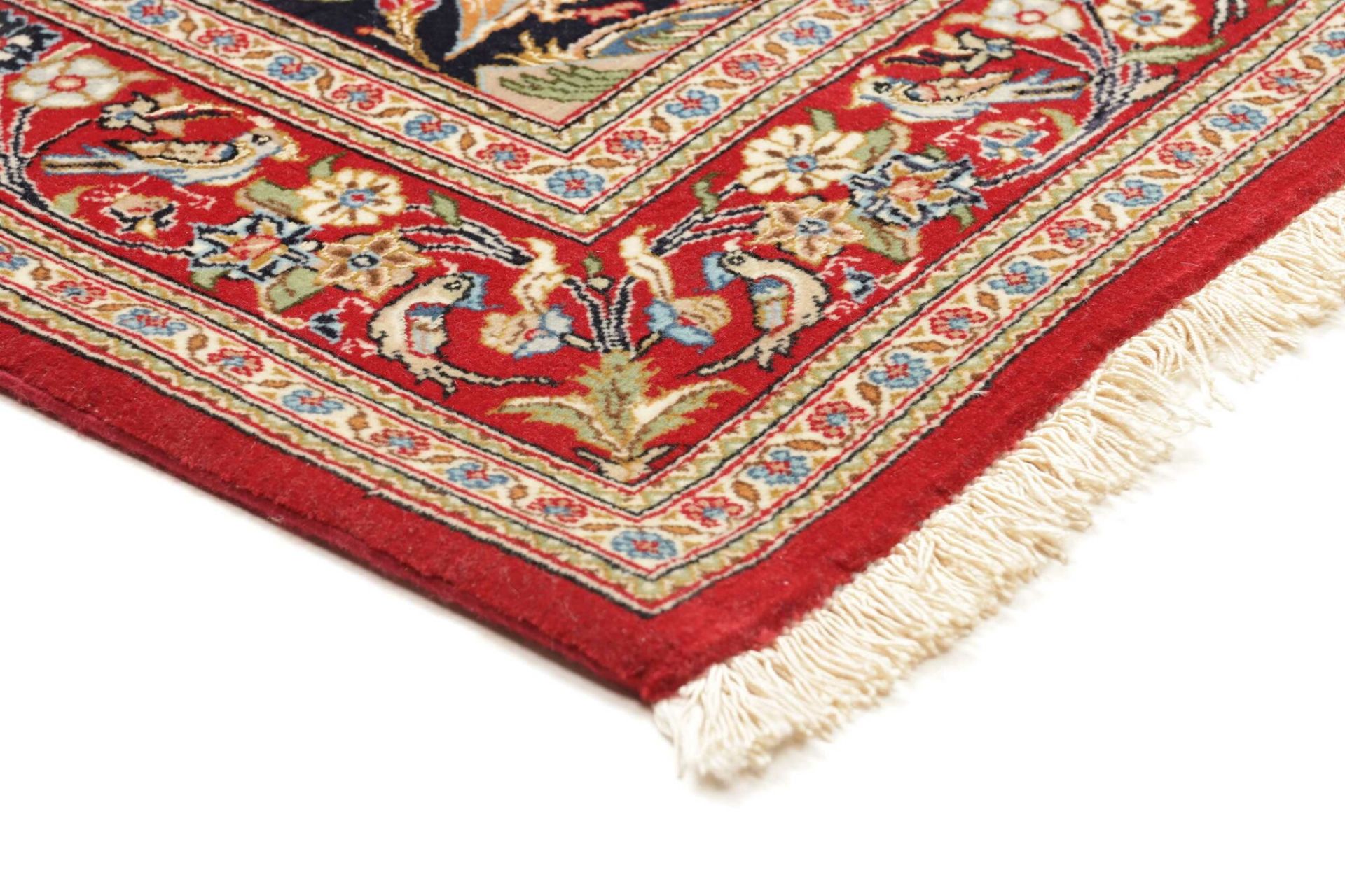 perserteppich-isfahan-99-x-153-cm-schurwolle-handgeknupft-seide-4 Isfahan Perserteppich 99 × 153 cm aus Wolle & Seide, handgeknüpft