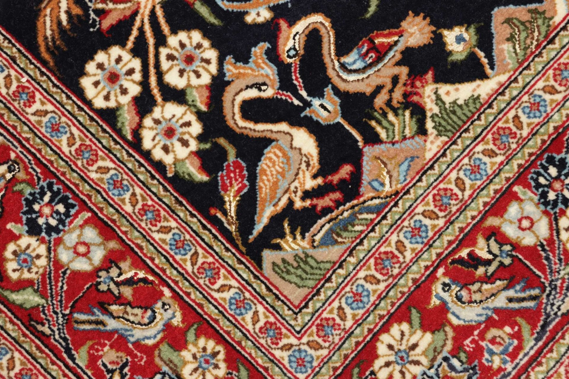 perserteppich-isfahan-99-x-153-cm-schurwolle-handgeknupft-seide-5 Isfahan Perserteppich 99 × 153 cm aus Wolle & Seide, handgeknüpft