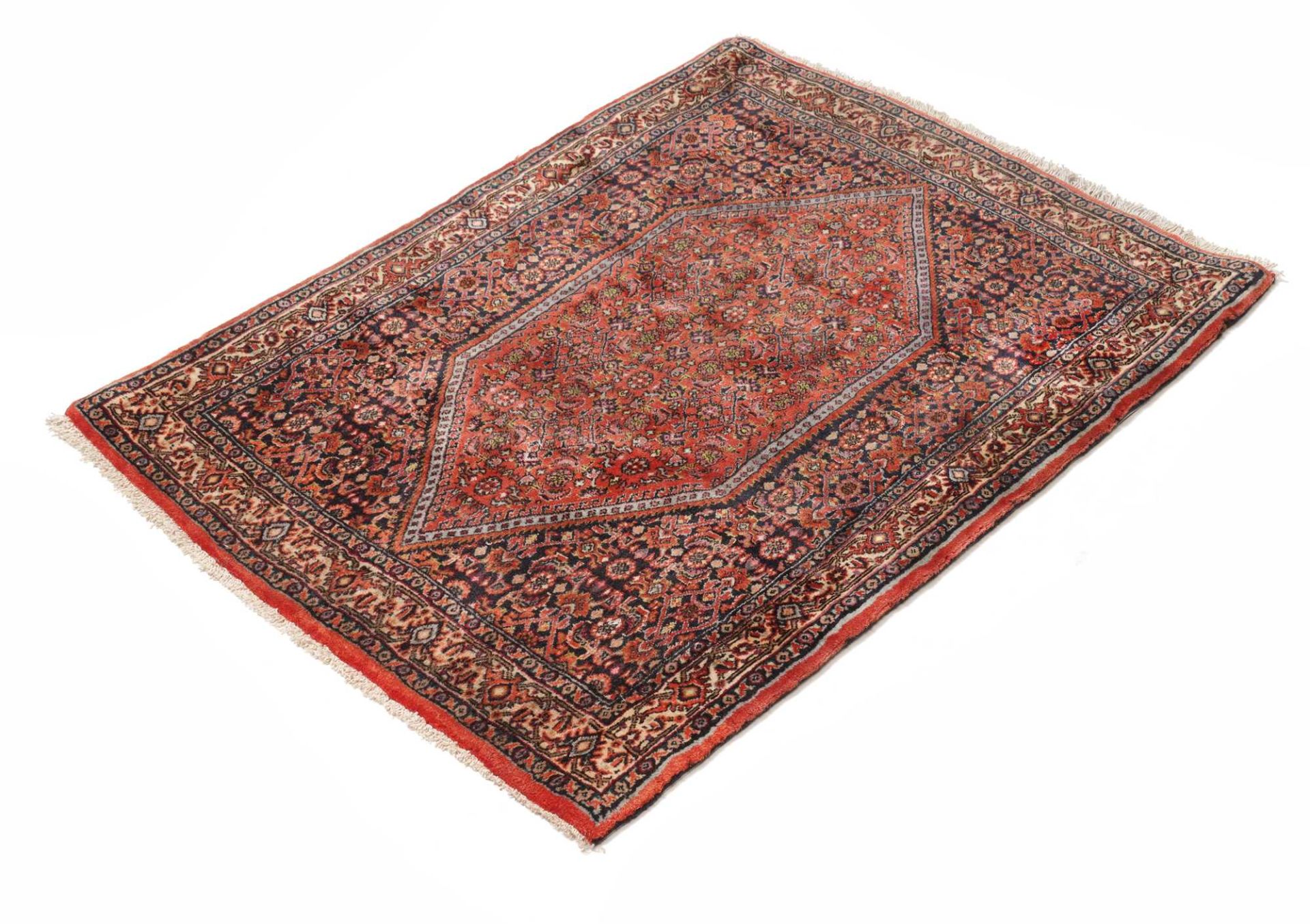 Bijar Perserteppich aus Iran, 79 × 101 cm