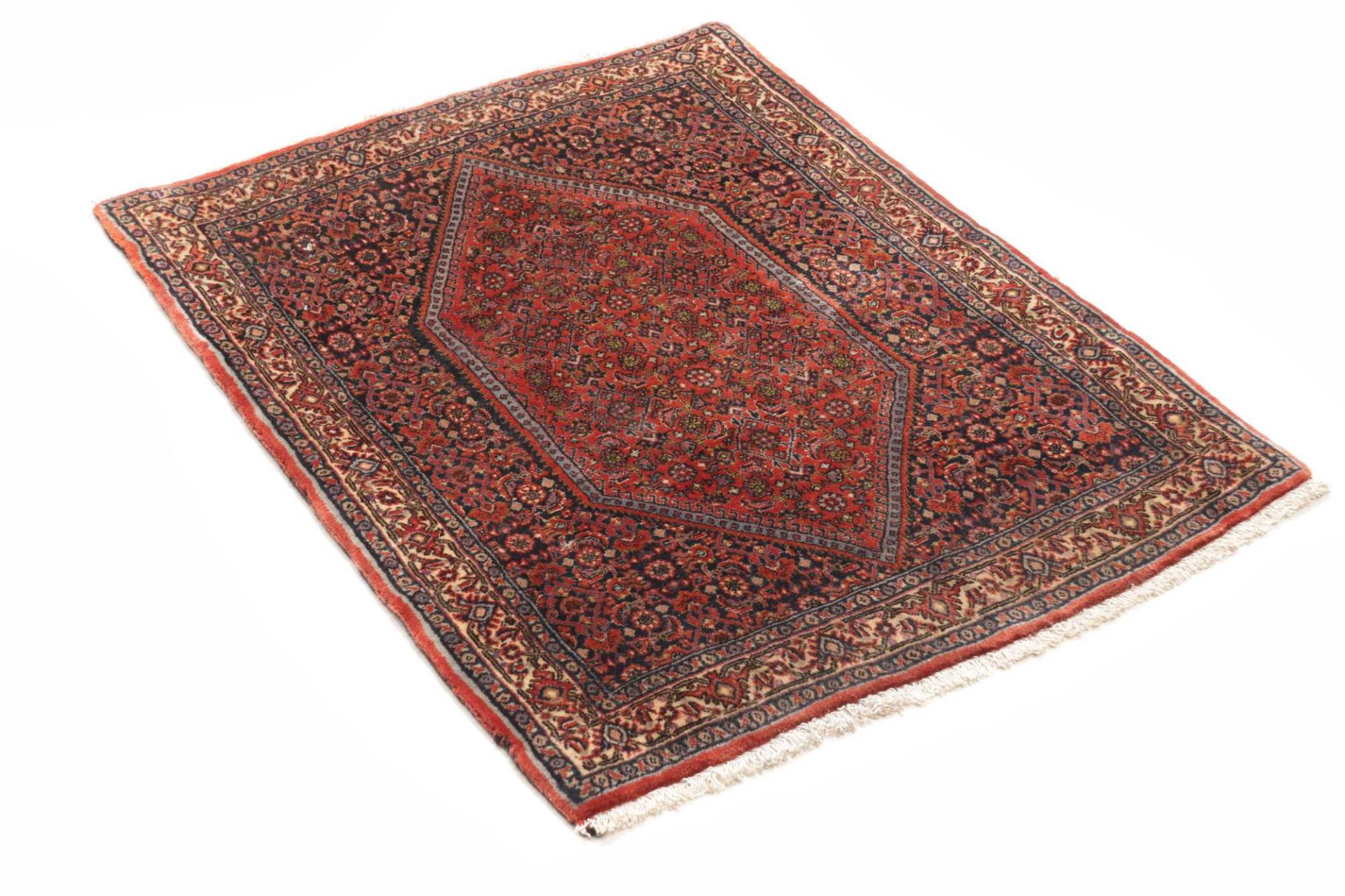 Bijar Perserteppich aus Iran, 79 × 101 cm