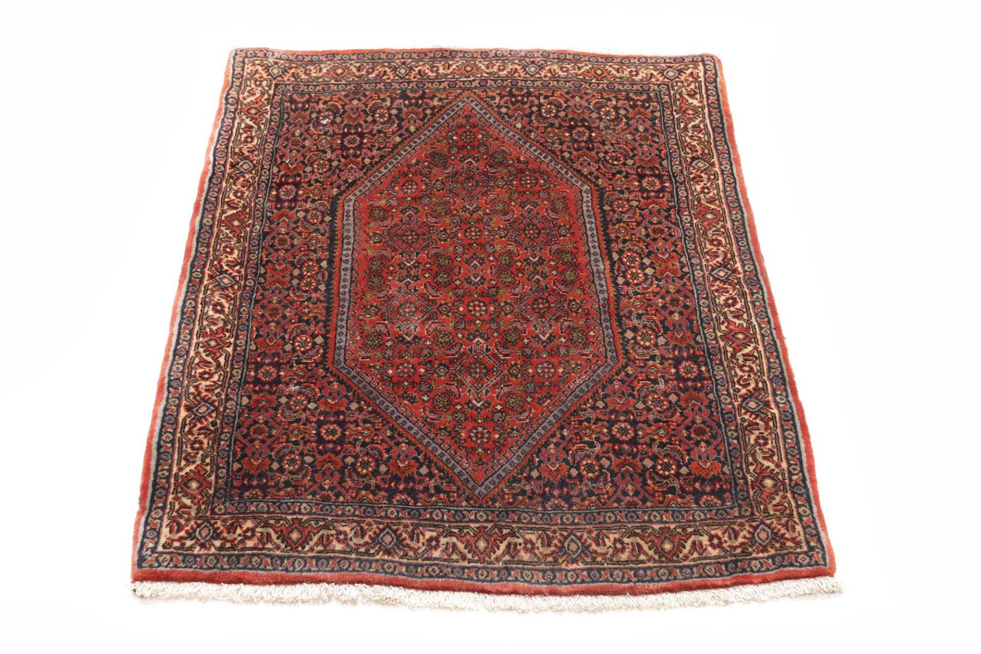 Bijar Perserteppich aus Iran, 79 × 101 cm