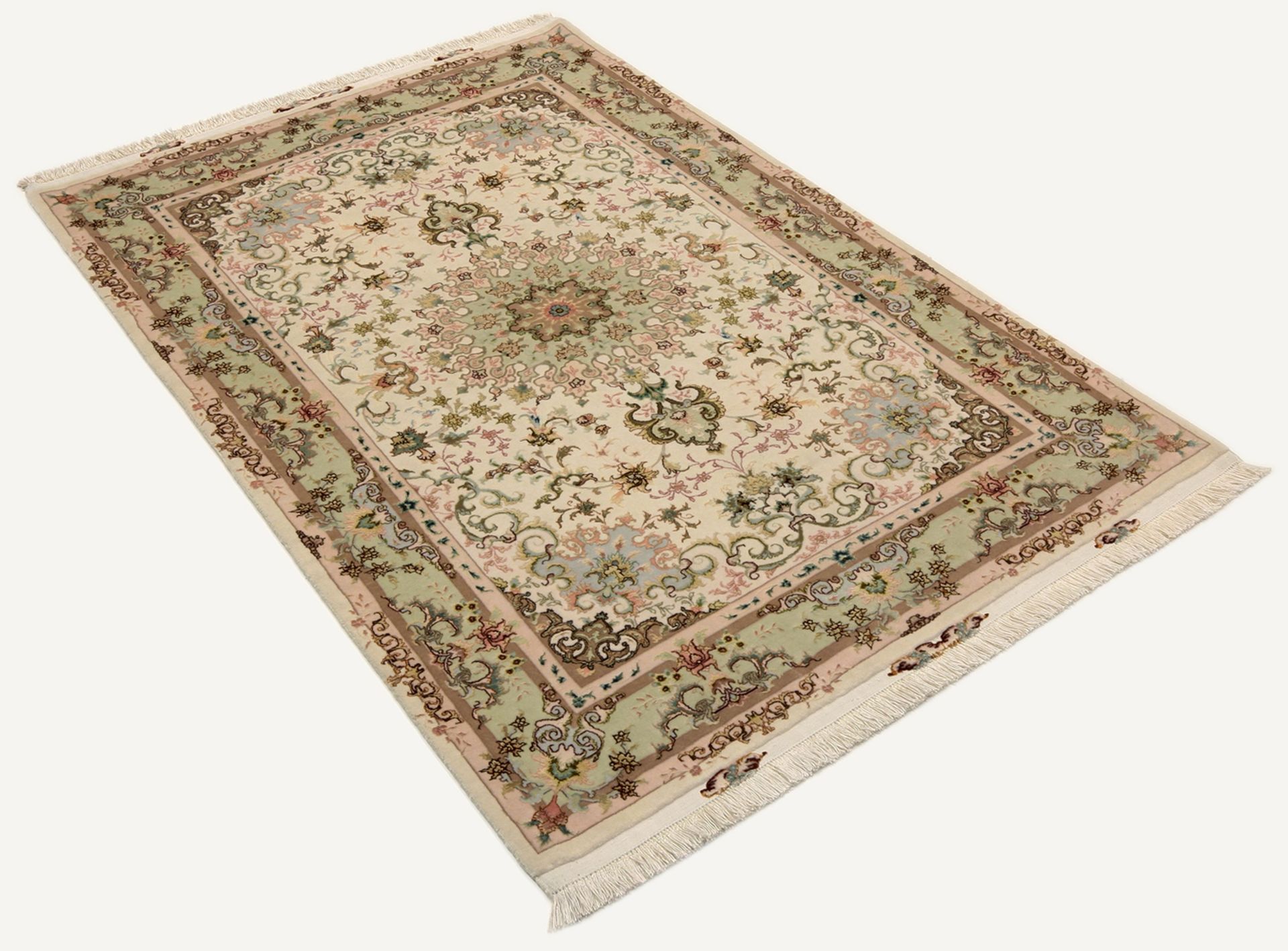 Täbriz Perserteppich aus Iran, 98 × 152 cm