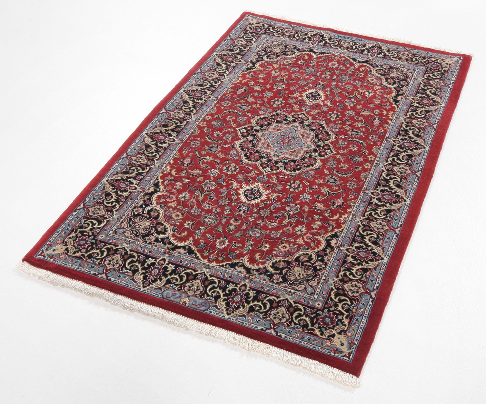 Handgeknüpfter Isfahan Perserteppich 80 × 135 cm
