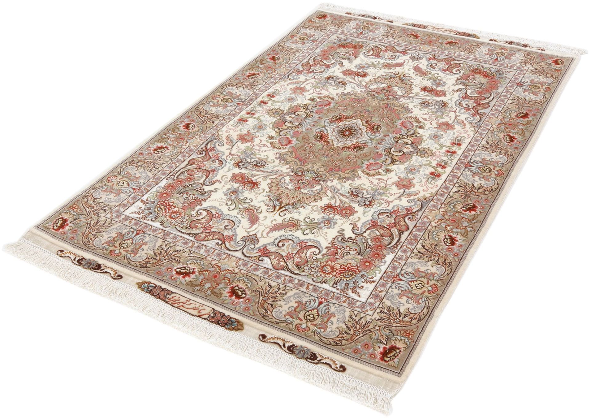 Täbriz Perserteppich aus Iran, 100 × 160 cm