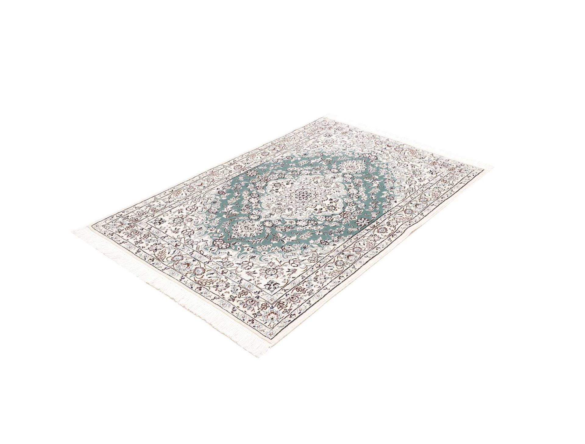 Nain Perserteppich 101 × 149 cm aus Wolle, handgeknüpft