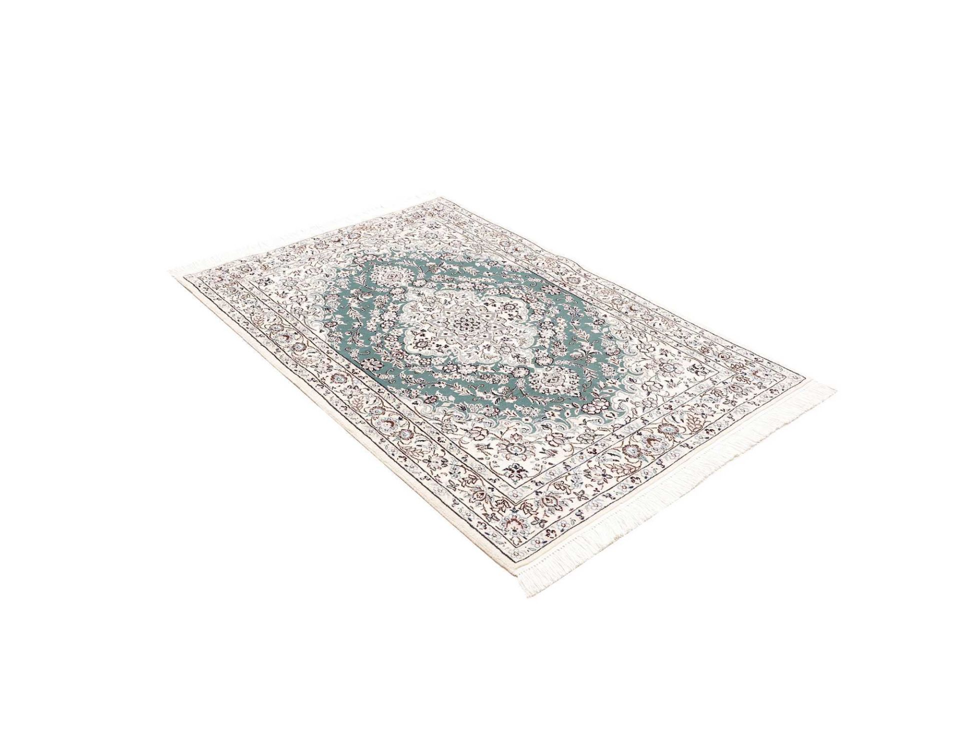 Nain Perserteppich 101 × 149 cm aus Wolle, handgeknüpft