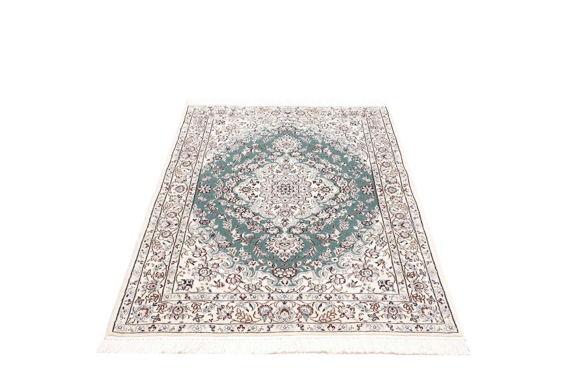 Nain Perserteppich 101 × 149 cm aus Wolle, handgeknüpft