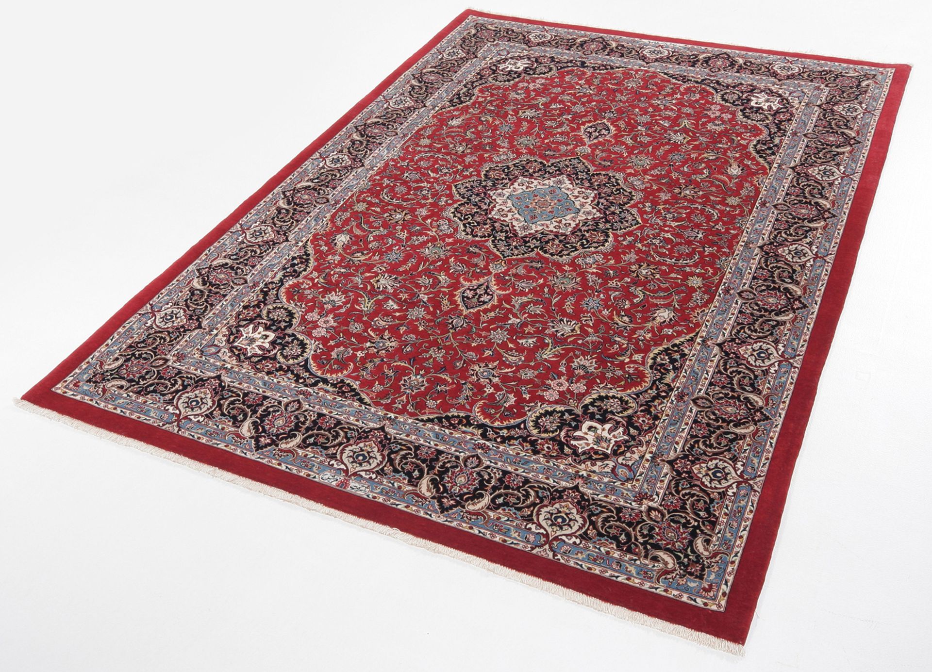 Handgeknüpfter Isfahan Perserteppich 176 × 250 cm