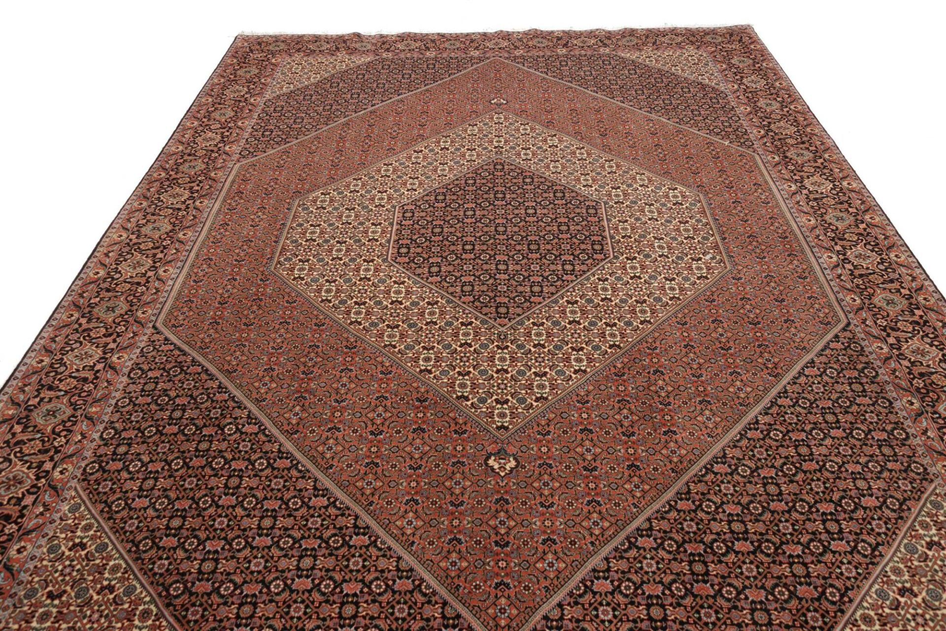Bijar Perserteppich aus Iran, 257 × 354 cm