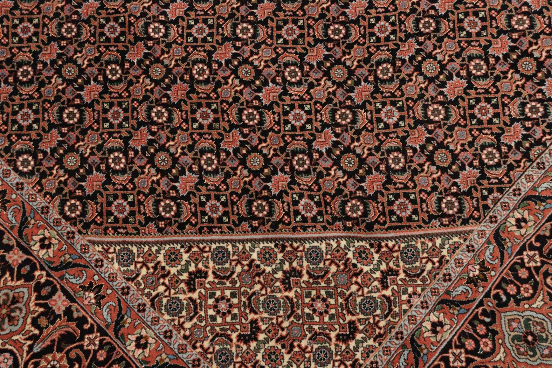 Bijar Perserteppich aus Iran, 257 × 354 cm