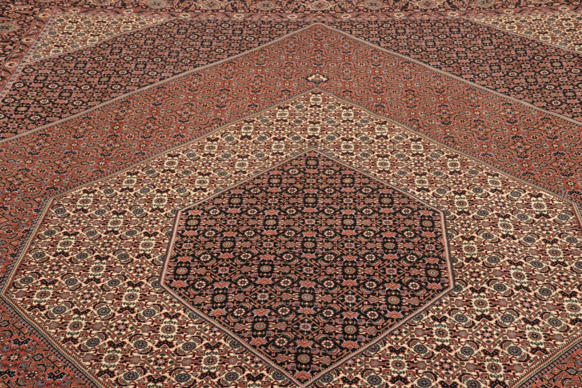 Bijar Perserteppich aus Iran, 257 × 354 cm