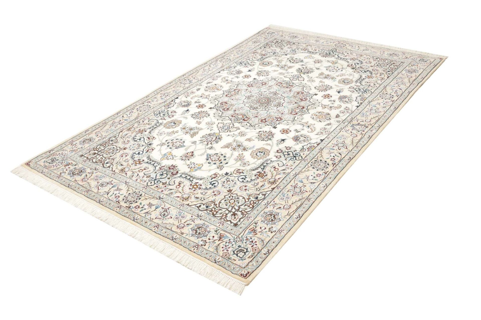 Handgeknüpfter Nain Perserteppich, 154 × 252 cm, Wolle