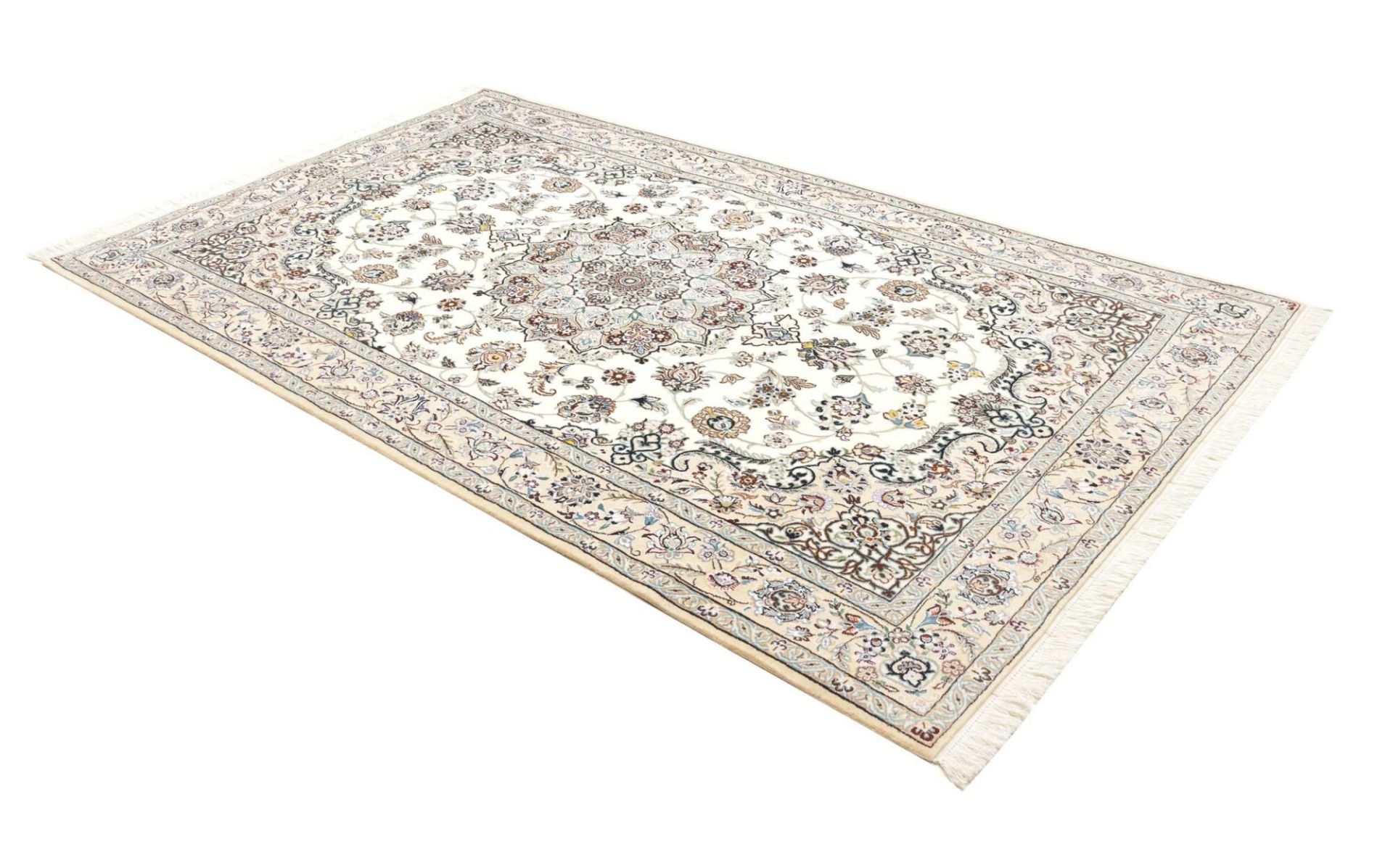 Handgeknüpfter Nain Perserteppich, 154 × 252 cm, Wolle