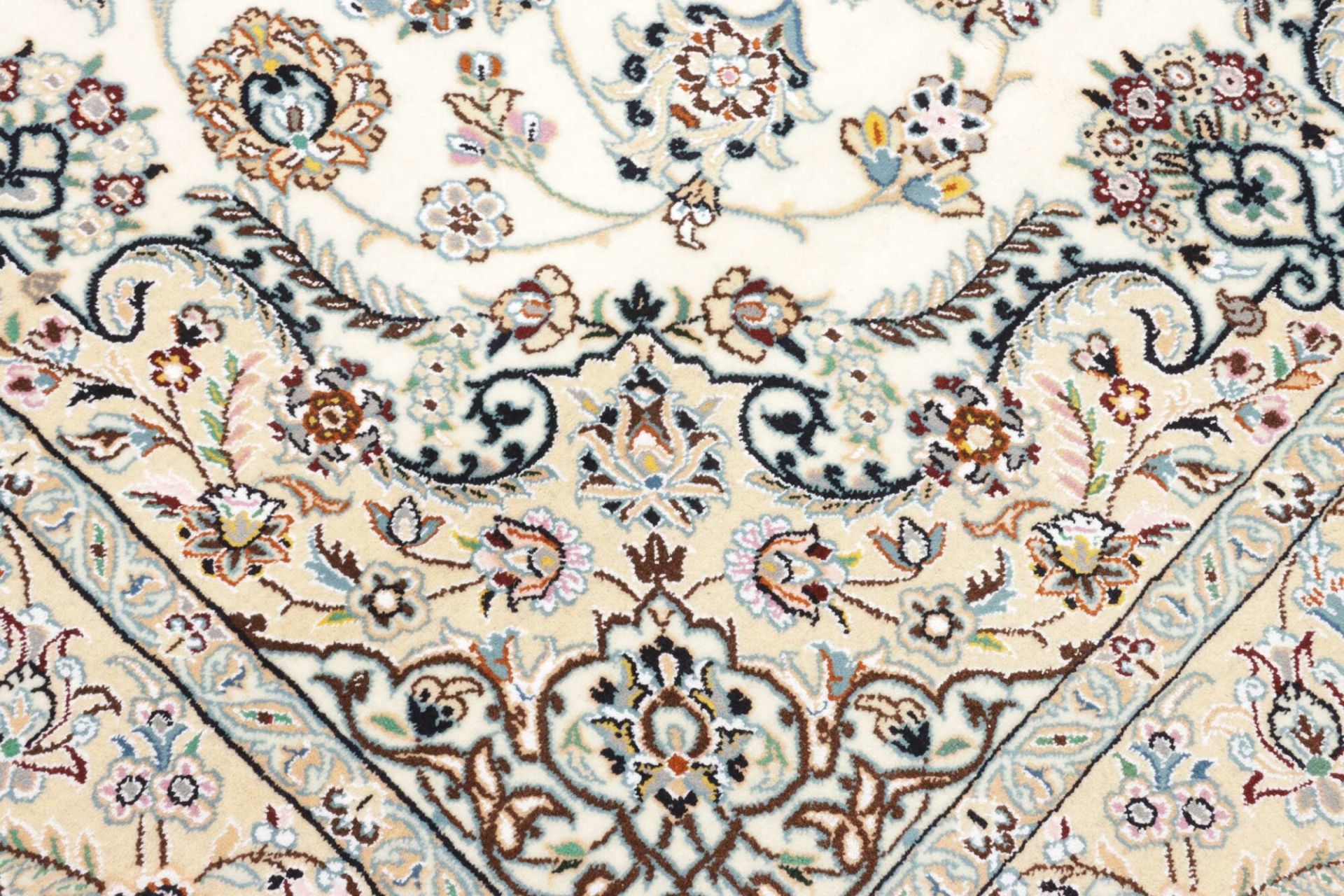 Handgeknüpfter Nain Perserteppich, 154 × 252 cm, Wolle