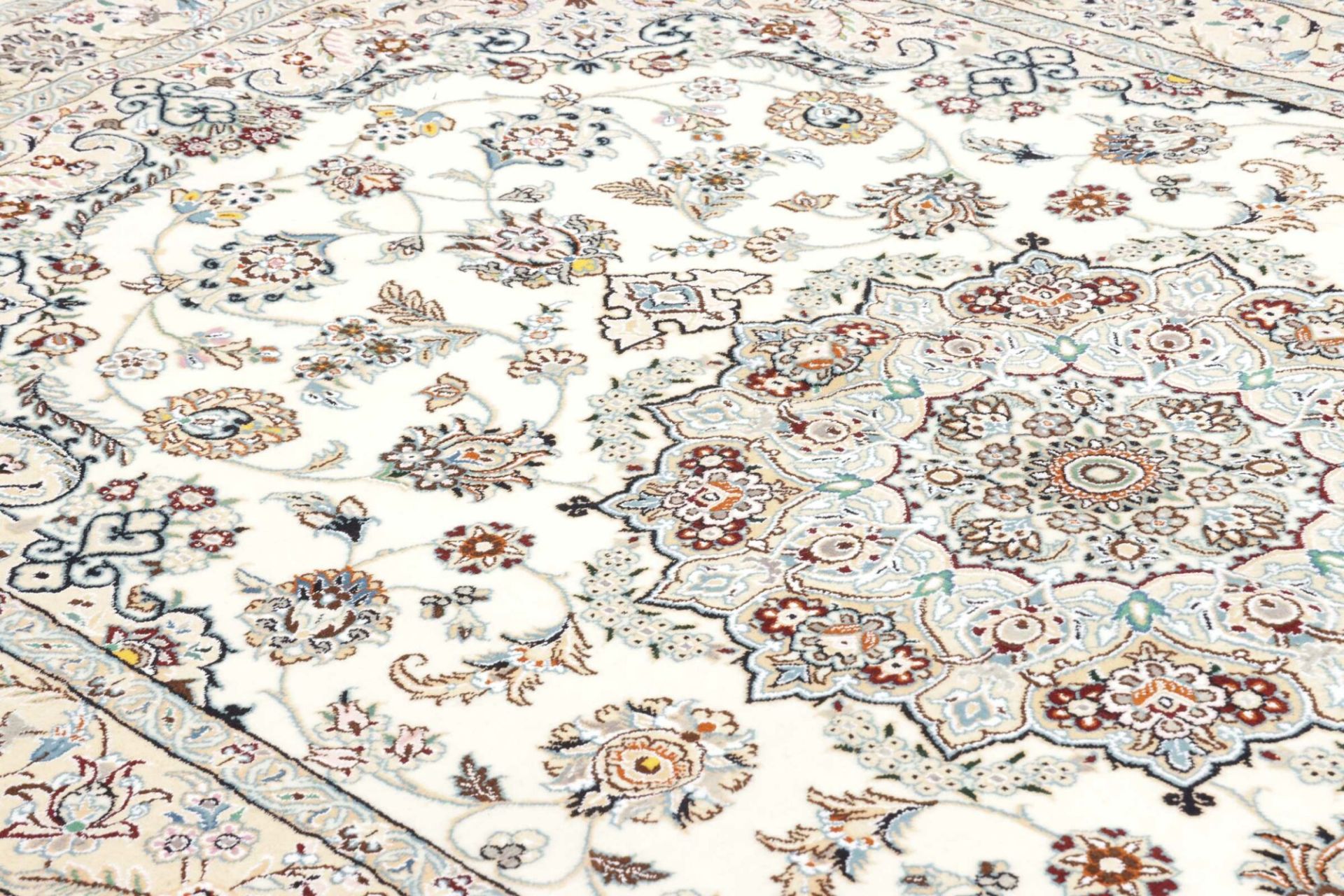 Handgeknüpfter Nain Perserteppich, 154 × 252 cm, Wolle