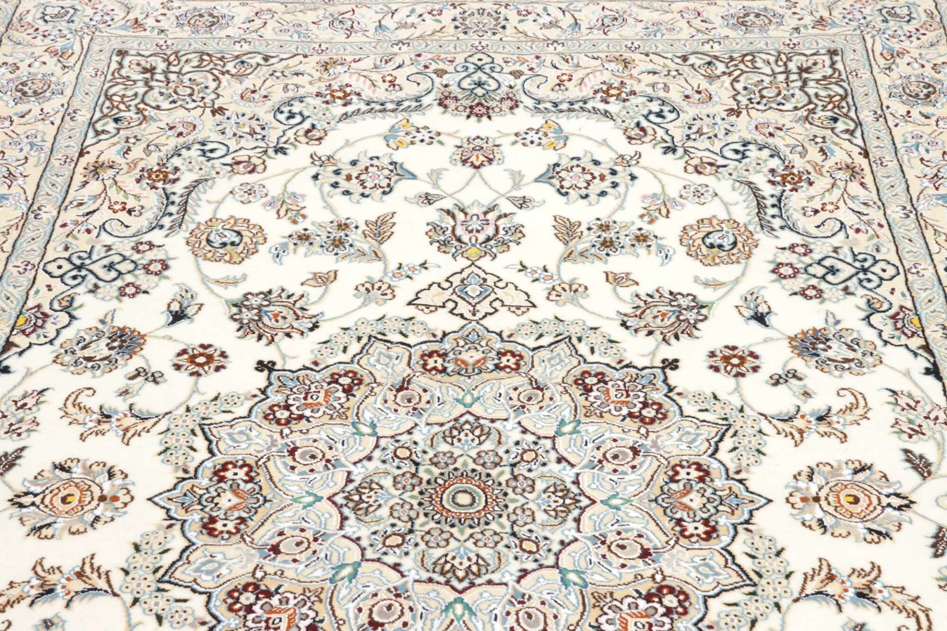 Handgeknüpfter Nain Perserteppich, 154 × 252 cm, Wolle