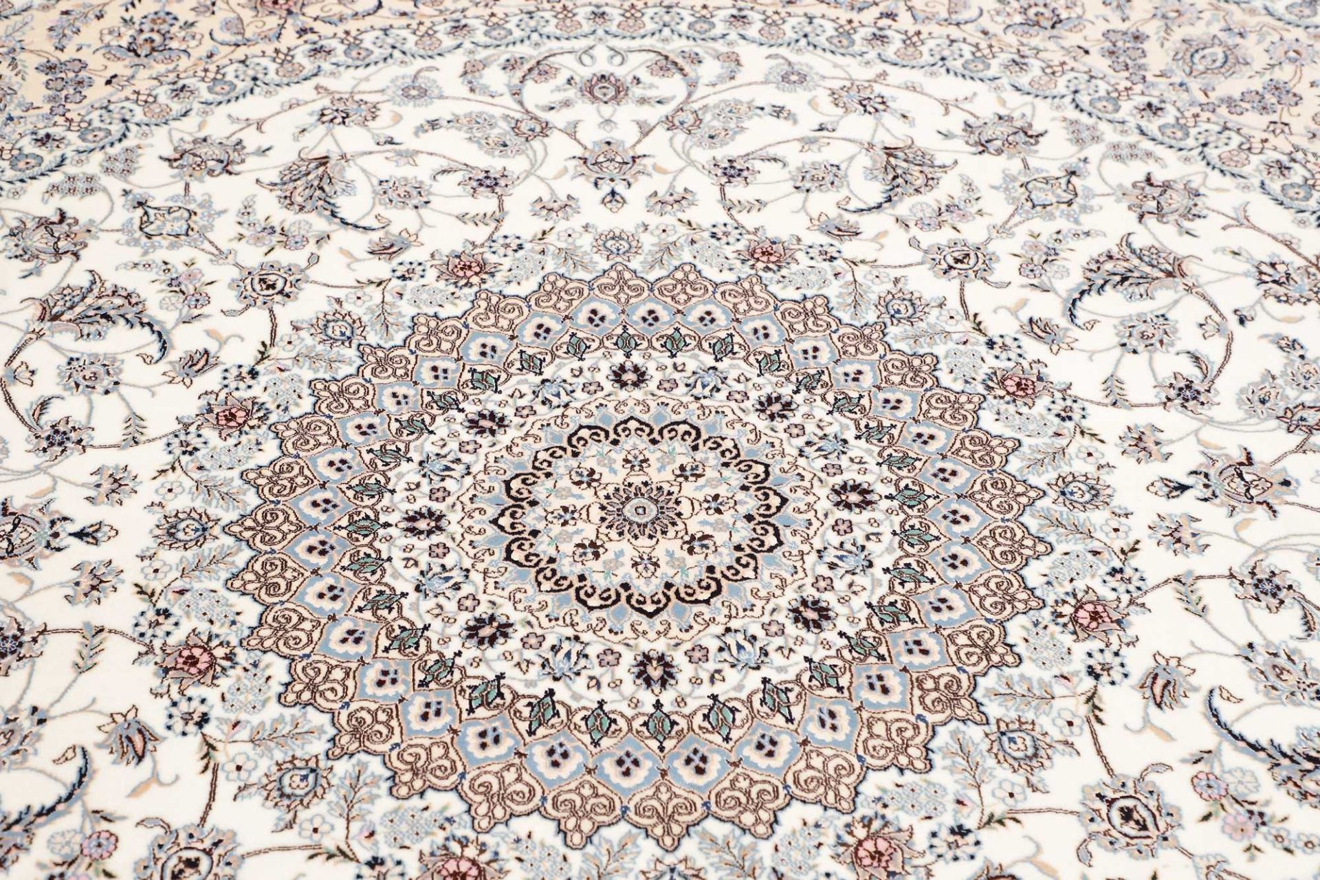 Handgeknüpfter Nain Perserteppich, 246 × 244 cm, Wolle