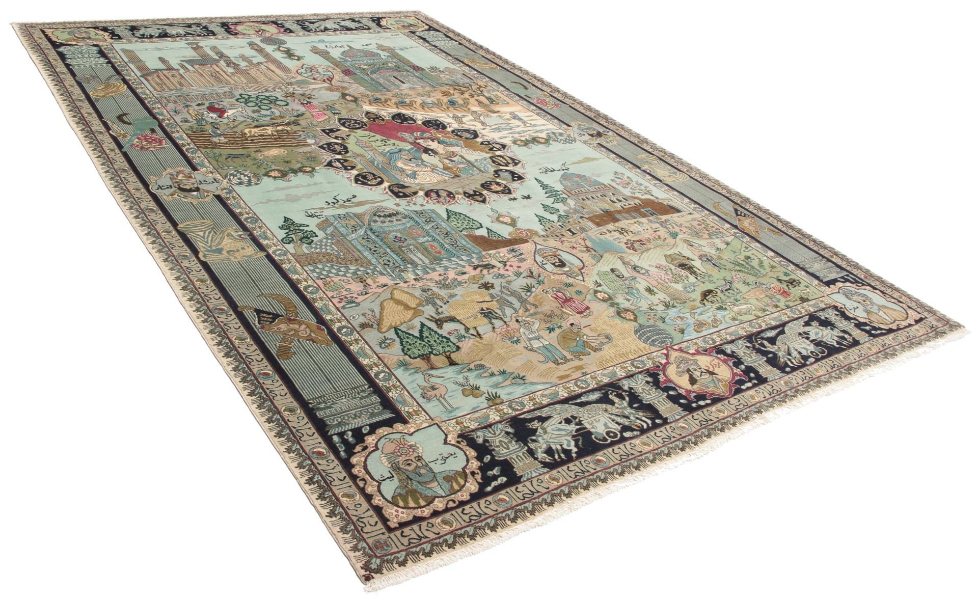 Täbriz Perserteppich aus Iran, 198 × 300 cm
