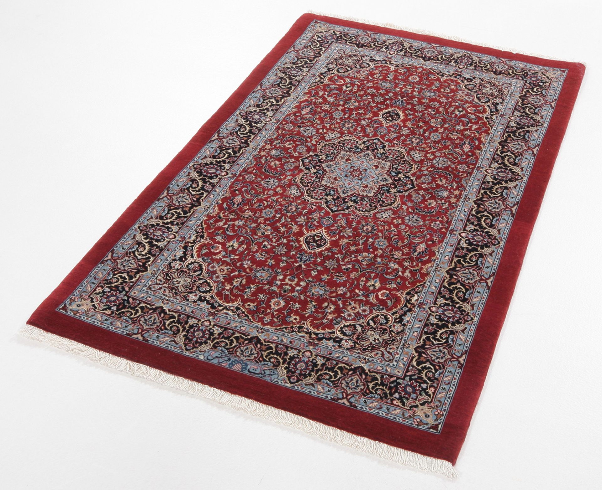 Handgeknüpfter Isfahan Perserteppich 78 × 133 cm