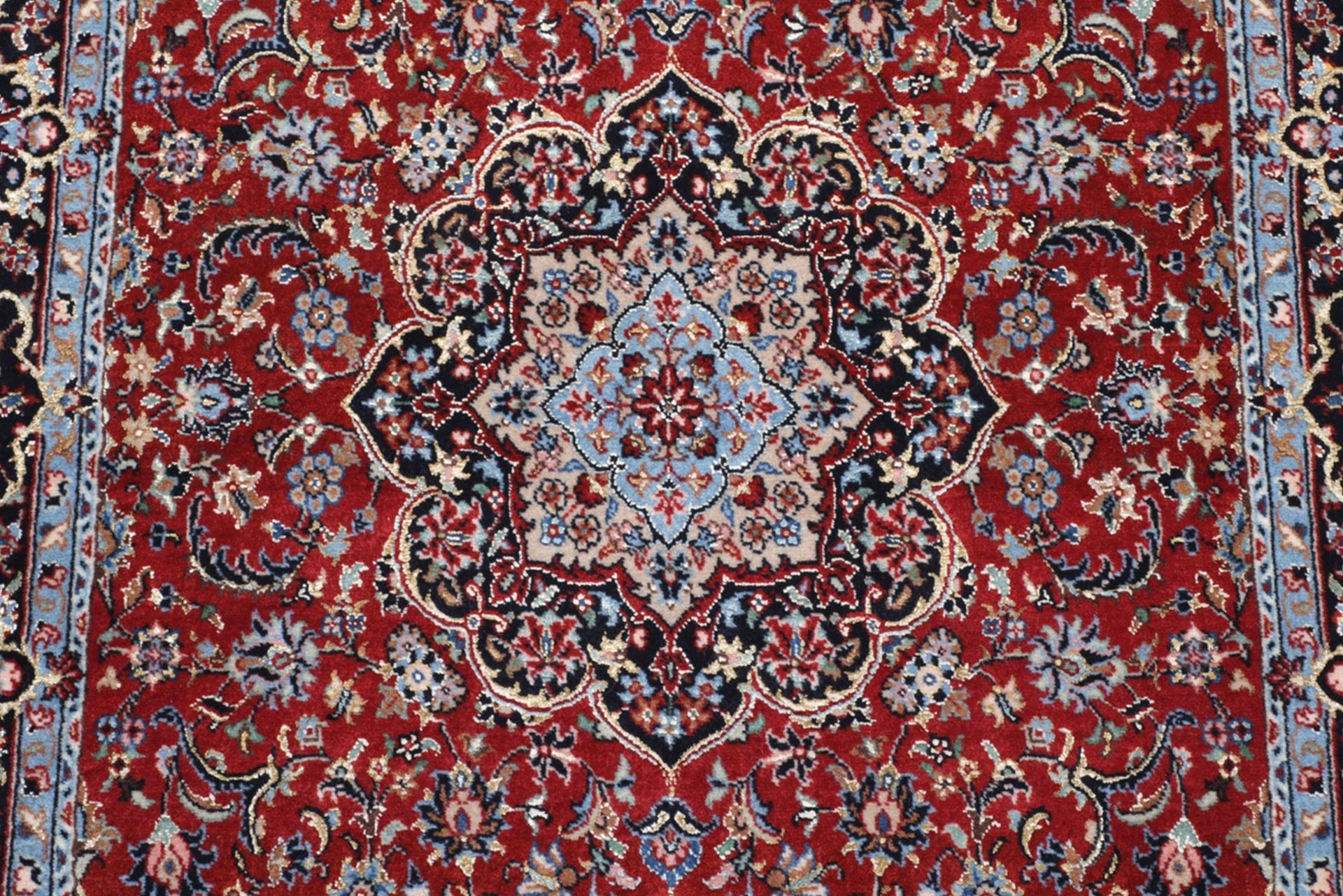 Handgeknüpfter Isfahan Perserteppich 78 × 133 cm