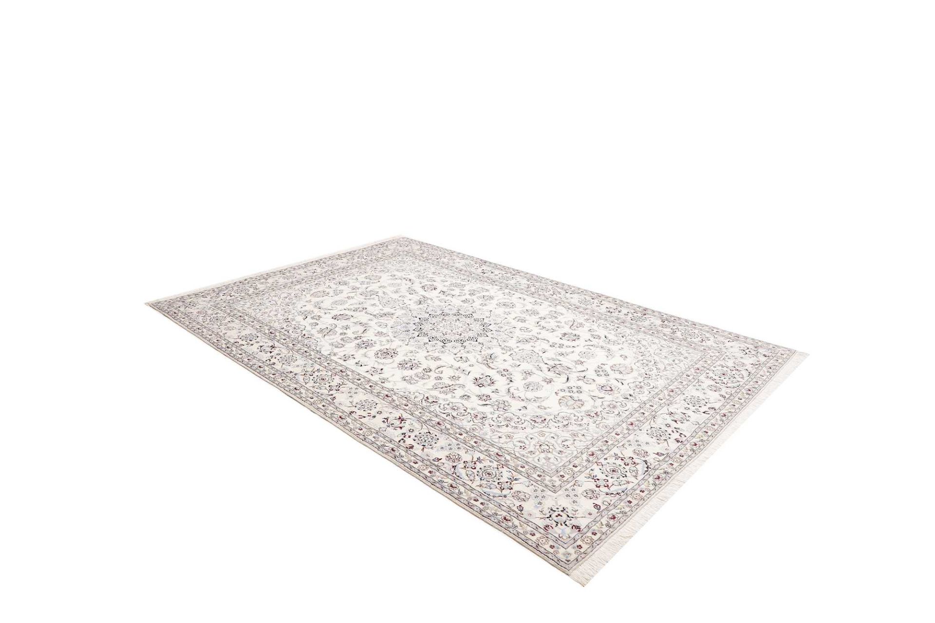 perserteppich-nain-201-x-294-cm-schurwolle-handgeknupft-exklusiv-2 Handgeknüpfter Nain Perserteppich, 201 × 294 cm, Wolle