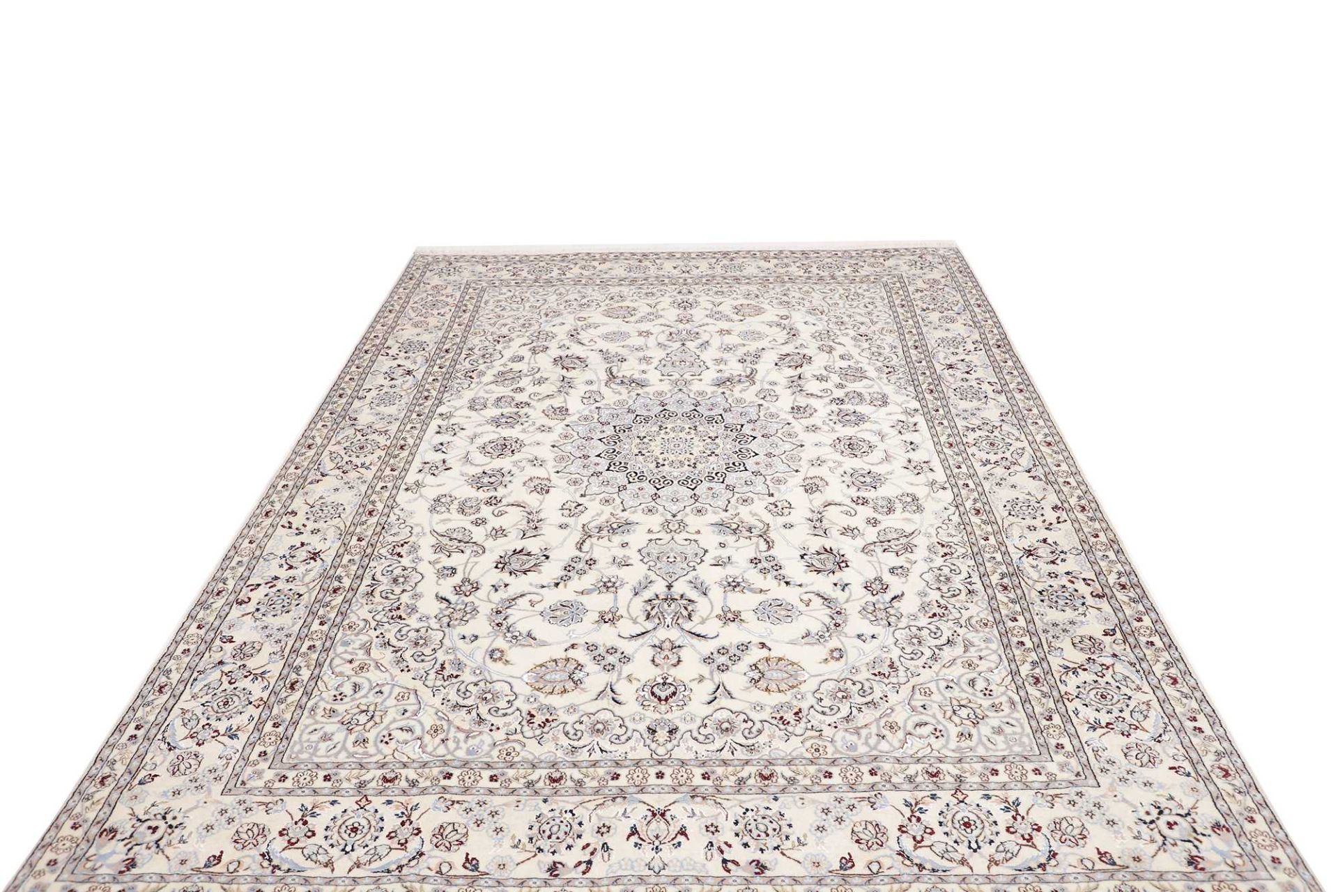 perserteppich-nain-201-x-294-cm-schurwolle-handgeknupft-exklusiv-3 Handgeknüpfter Nain Perserteppich, 201 × 294 cm, Wolle