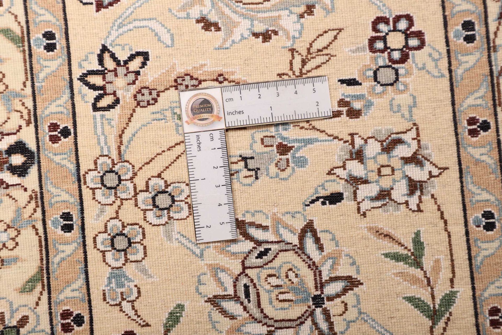 Handgeknüpfter Nain Perserteppich, 201 × 311 cm, Wolle