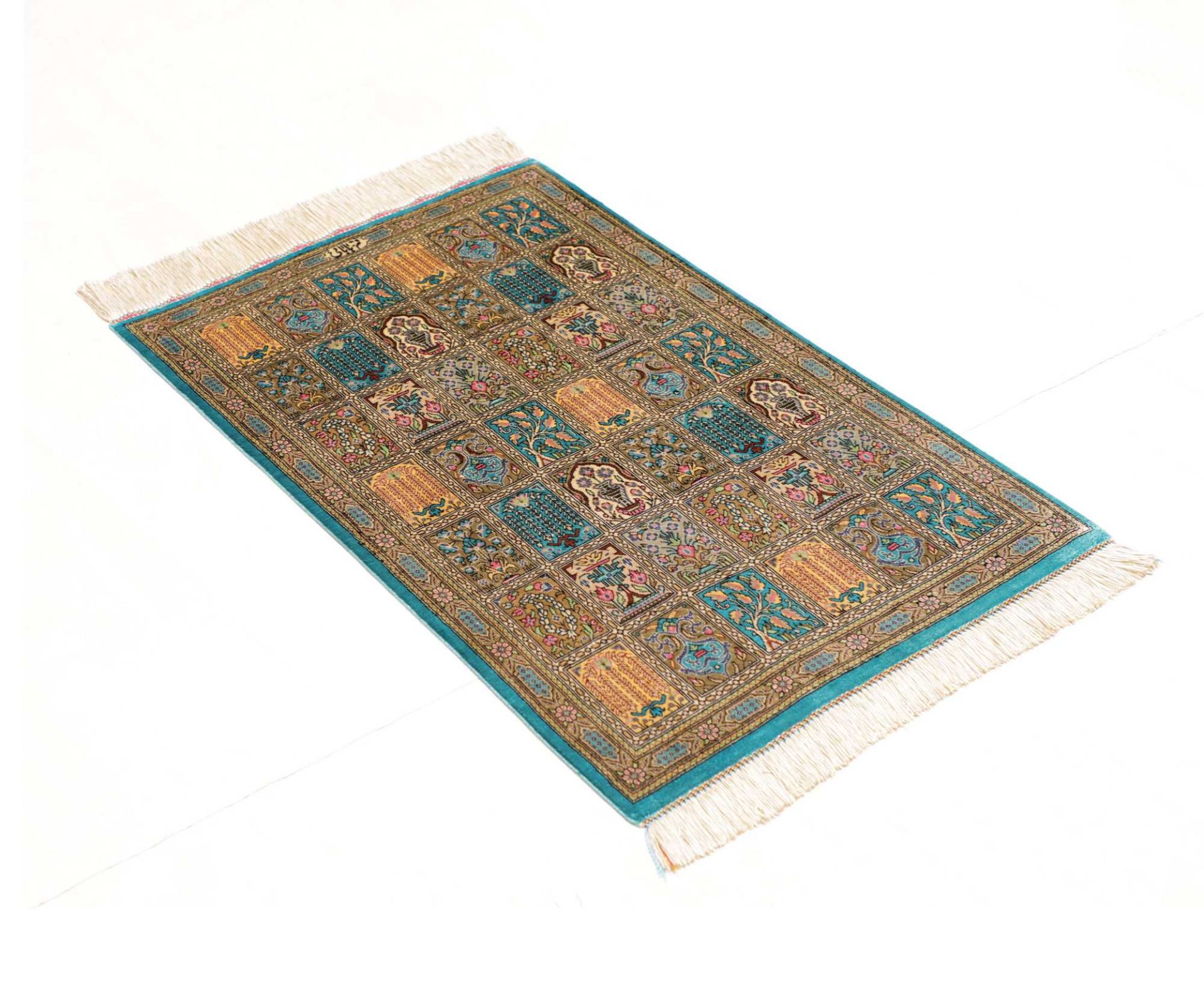 Handgeknüpfter Ghom Perserteppich 57 × 89 cm