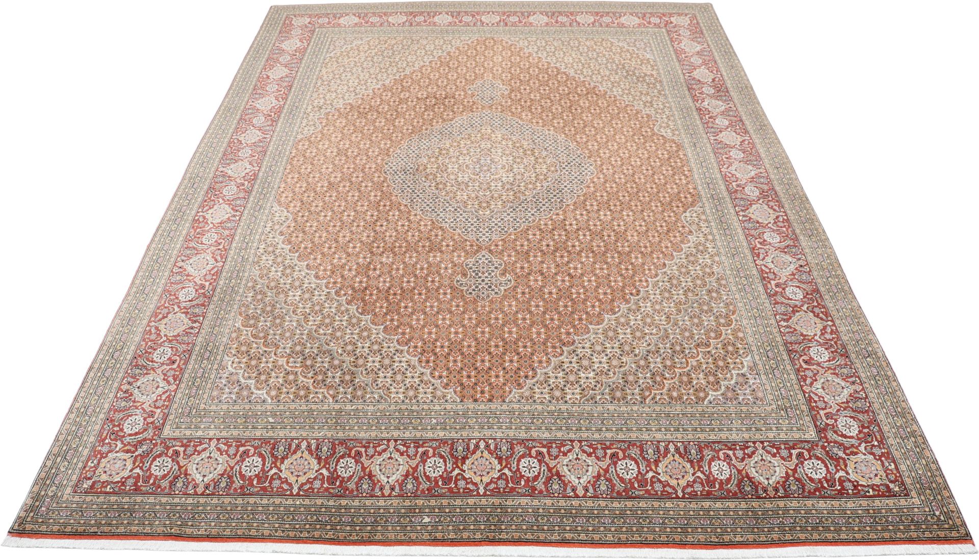 Handgeknüpfter Täbriz Perserteppich 250 × 355 cm