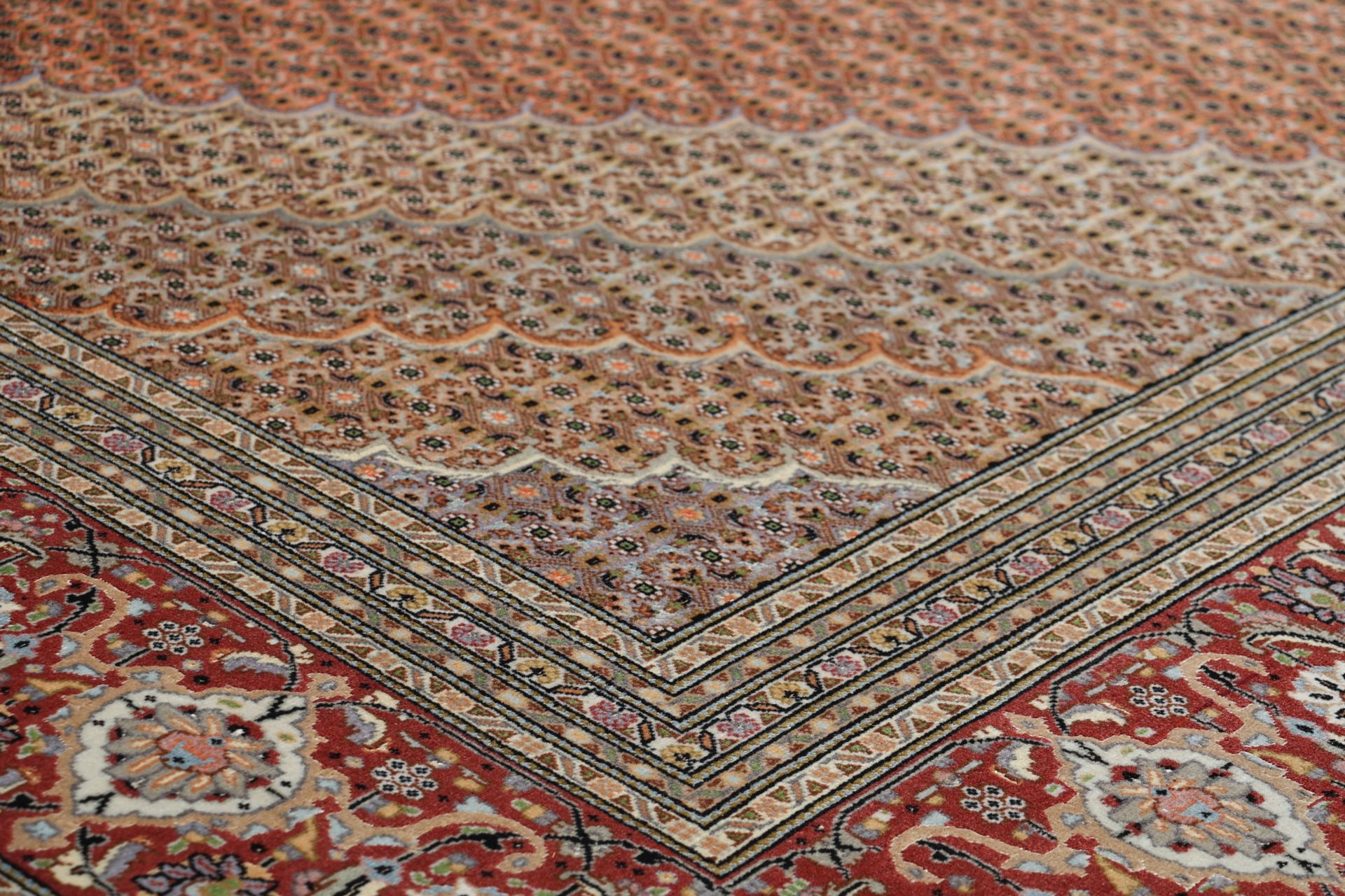 Handgeknüpfter Täbriz Perserteppich 250 × 355 cm