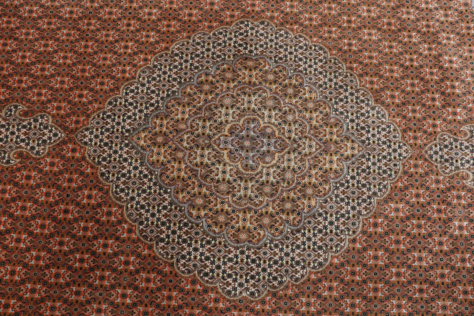 Handgeknüpfter Täbriz Perserteppich 250 × 355 cm
