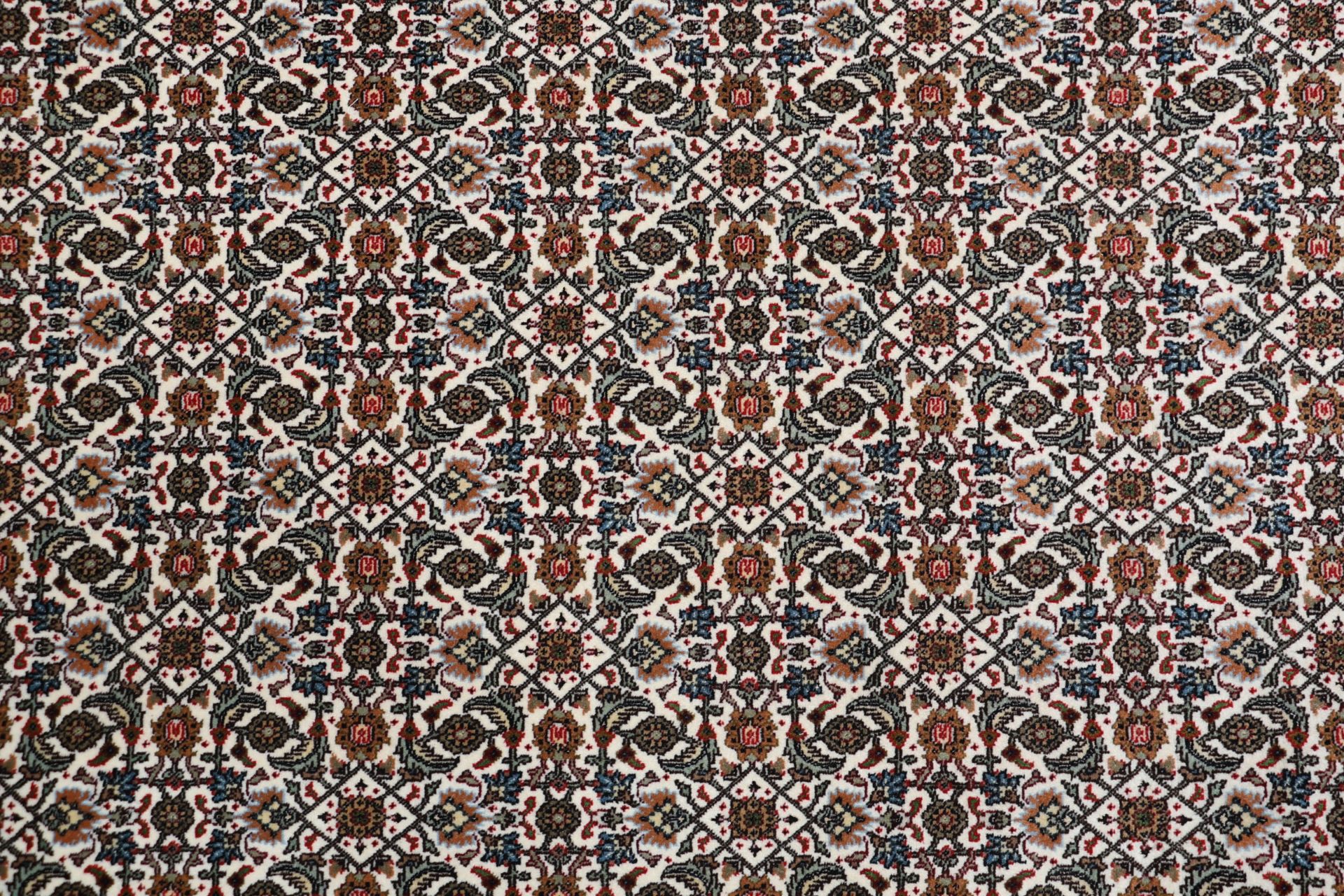 Handgeknüpfter Täbriz Perserteppich, 246 × 341 cm, Wolle & Seide